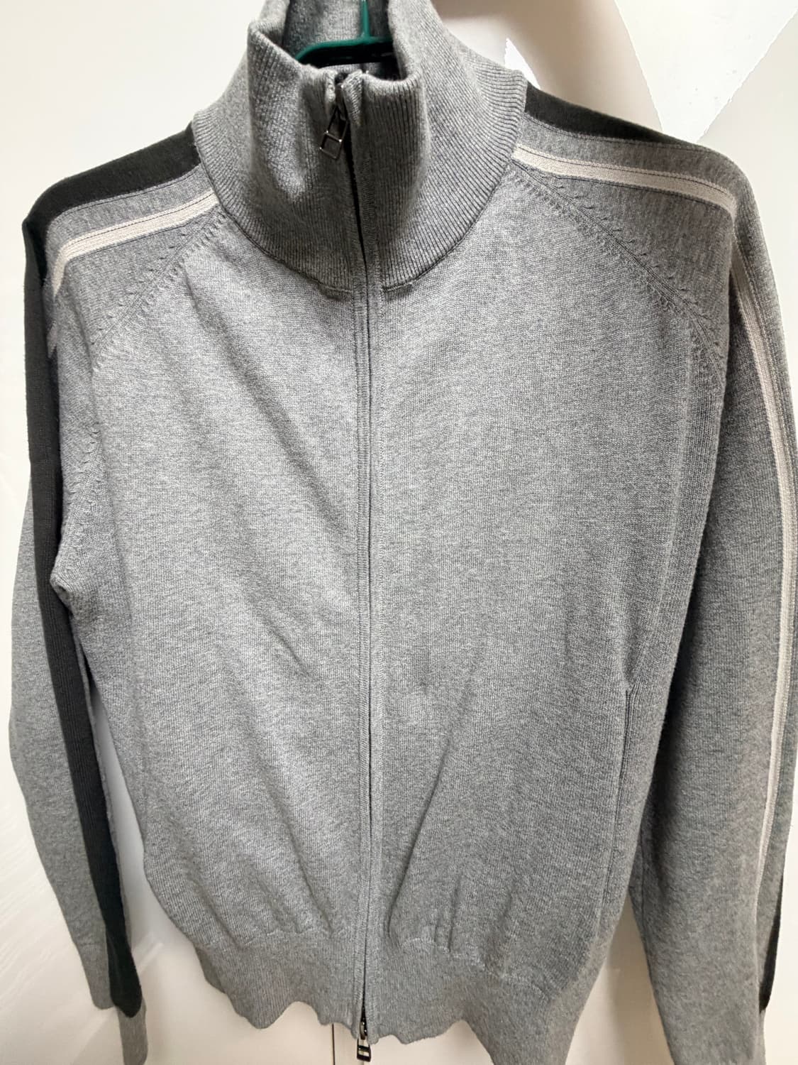 해칭룸 트랙 집 니크 가디건 그레이 상품이미지2