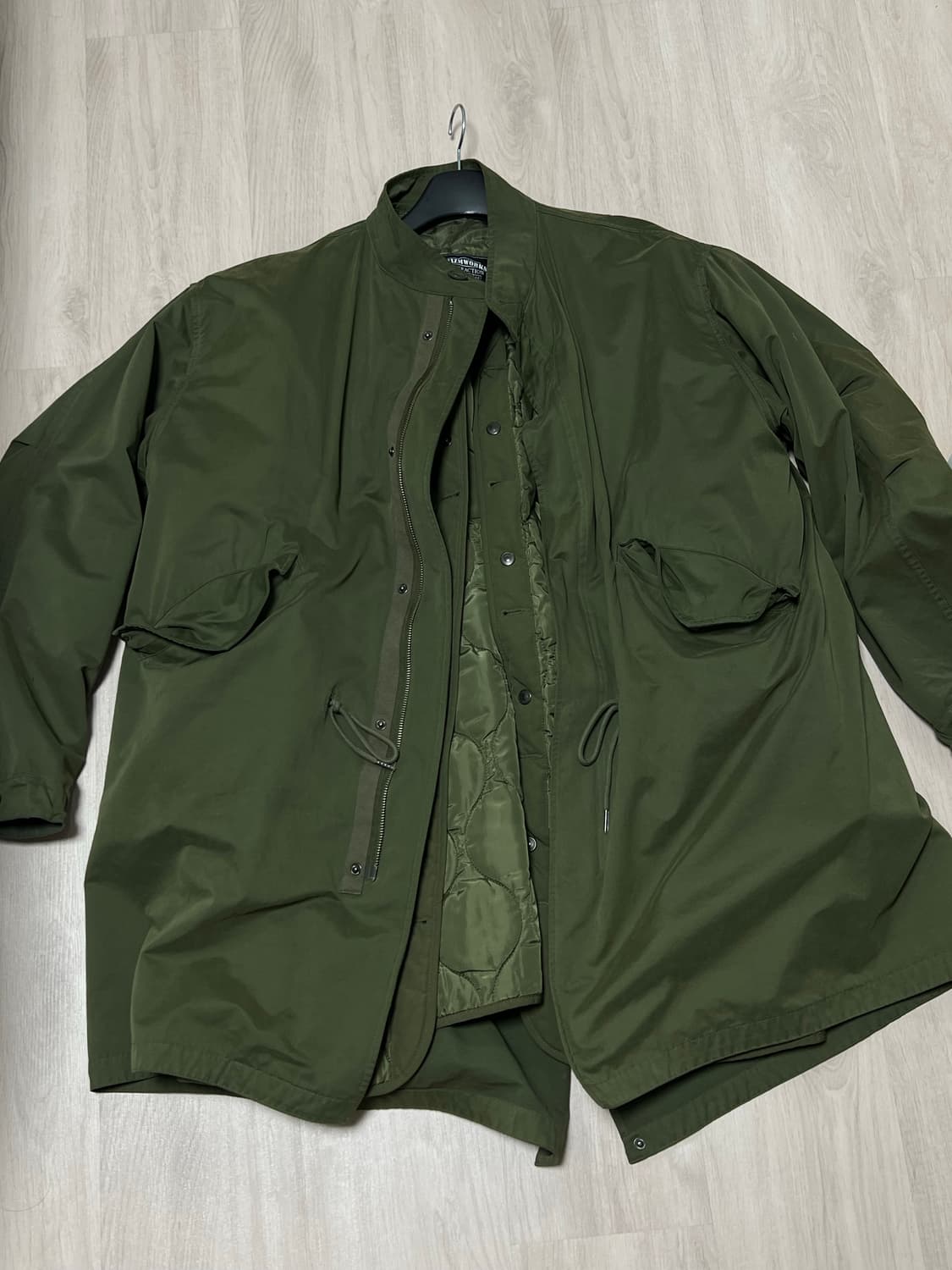 판매)프리즘웍스 M65 피쉬테일 파카 올리브 L사이즈 상품이미지3