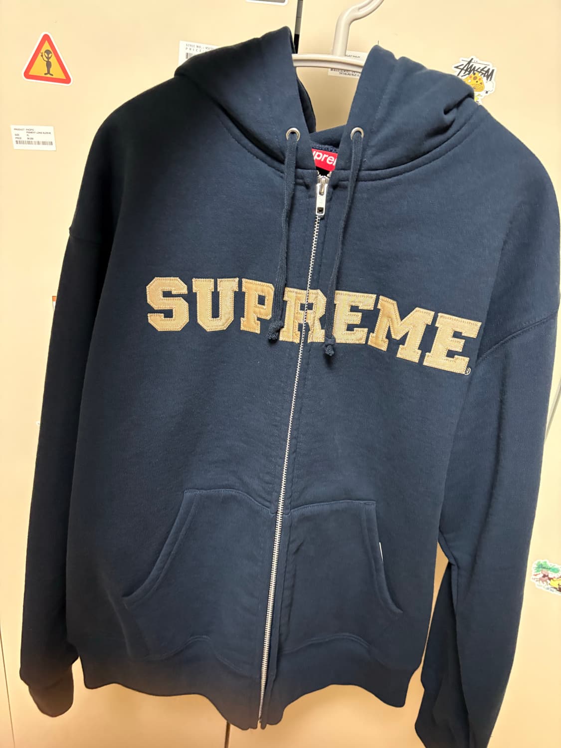 슈프림 컬리지에이트 아플리케 후드집업 m 상품이미지2