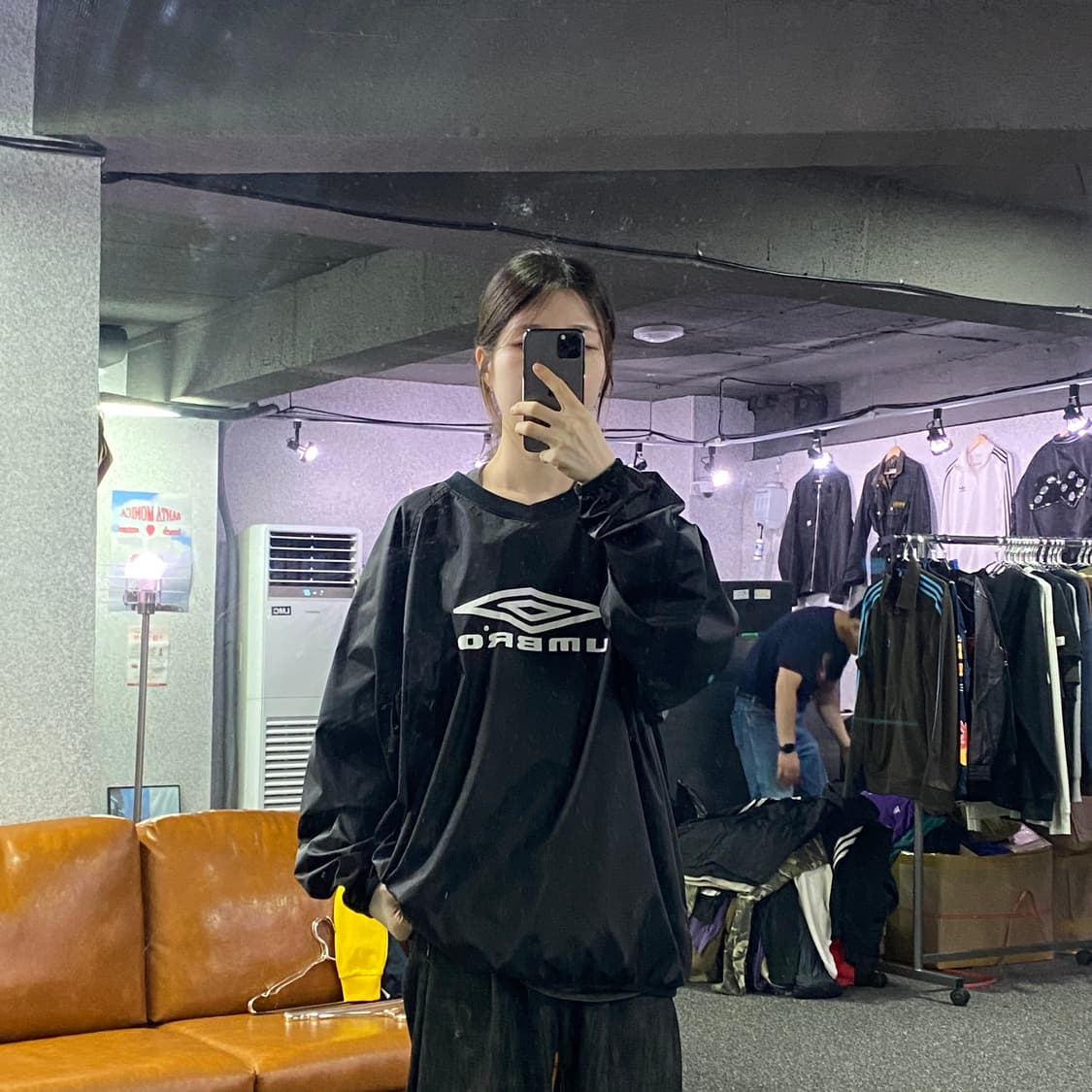엄브로 빅로고 나일론 웜업 B1413 상품이미지1