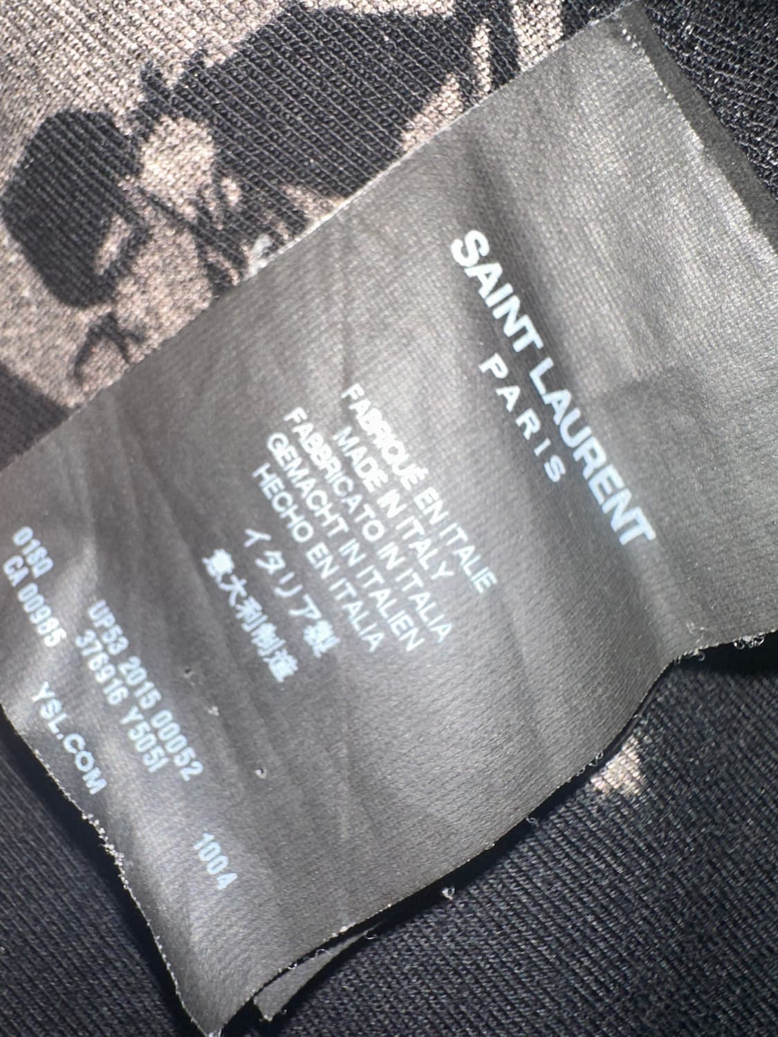 생로랑 스컬셔츠 상품이미지4