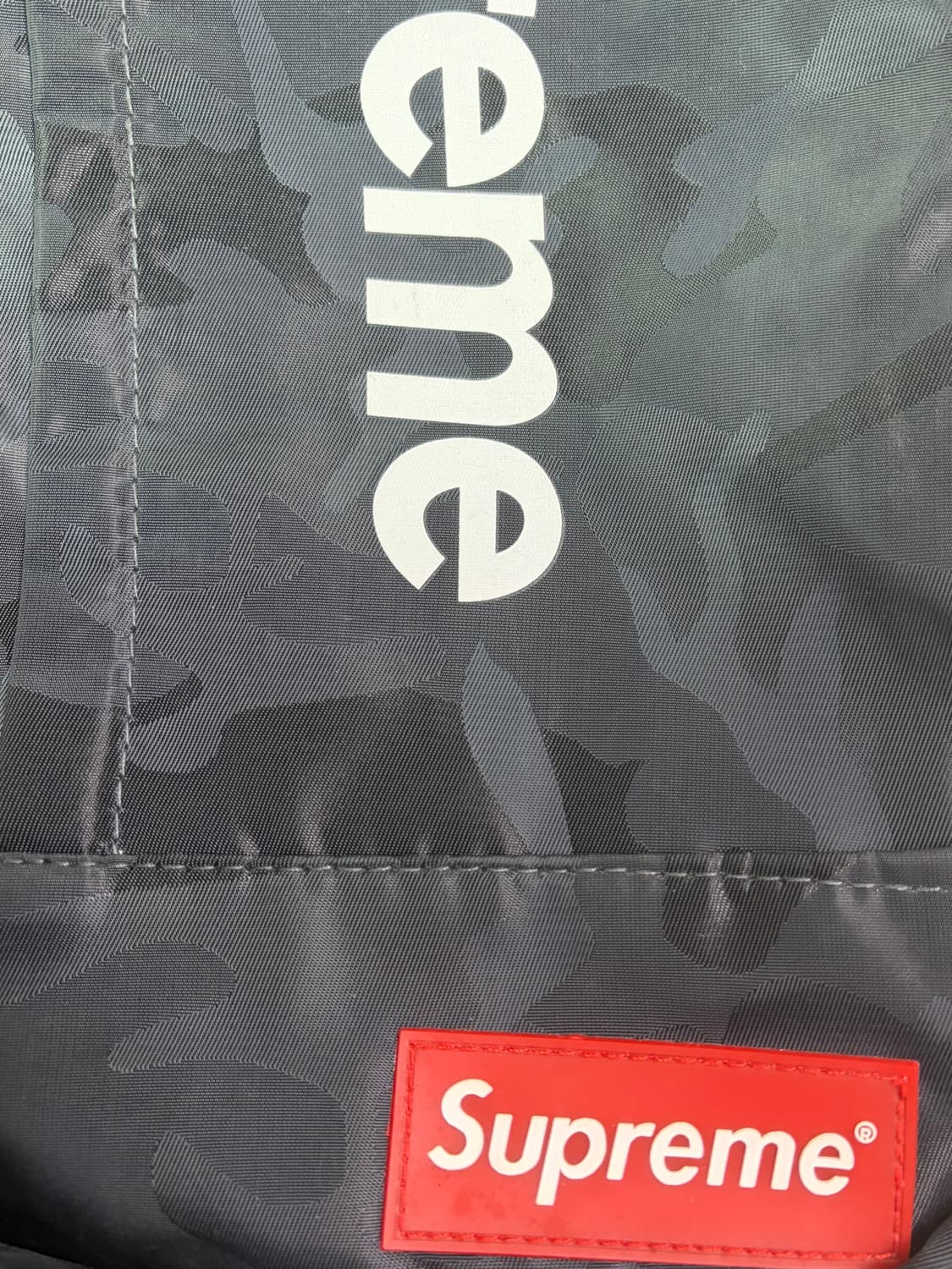 슈프림 카모 슬링백 블랙 네이비 상품이미지4