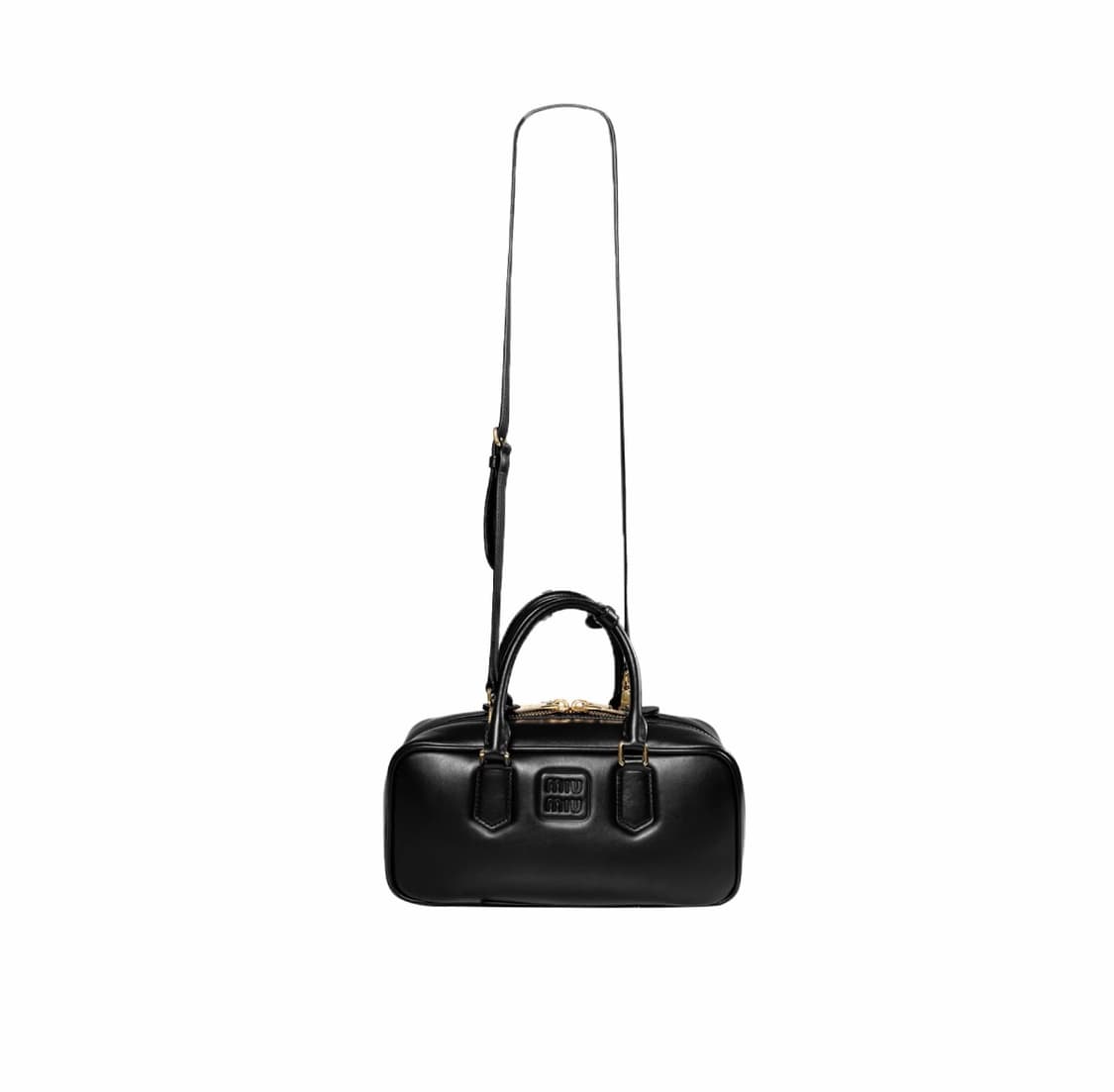 [MINI] 미우미우 여성 아르카디 레더 미니백 토트백 블랙 상품이미지6