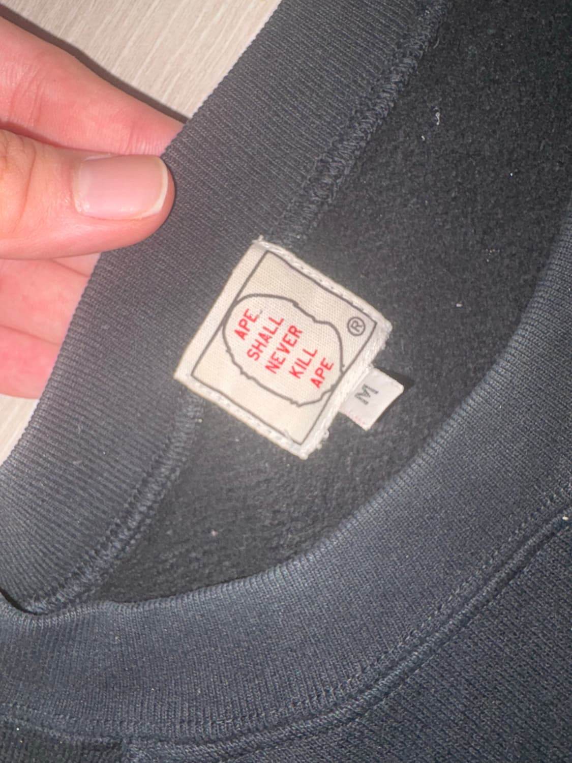 00‘s OG 베이프 스와로브스키 스웻셔츠 상품이미지5