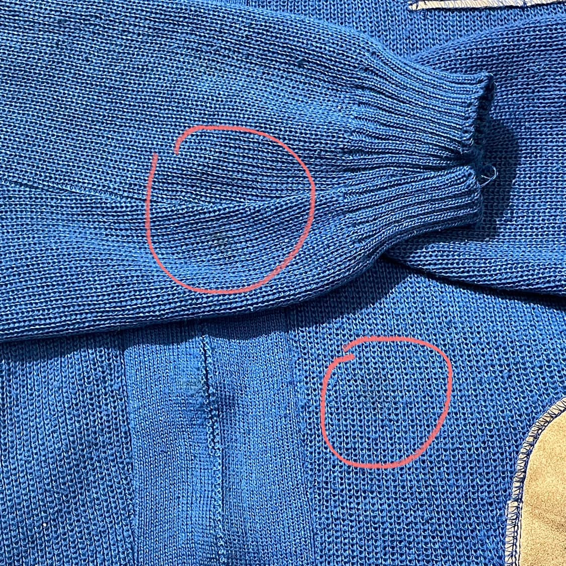 (XL) USA Kandel 블루 슈팅 가디건 상품이미지7