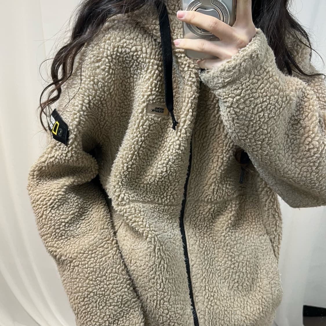 National Geographic Beige Fleece 상품이미지3