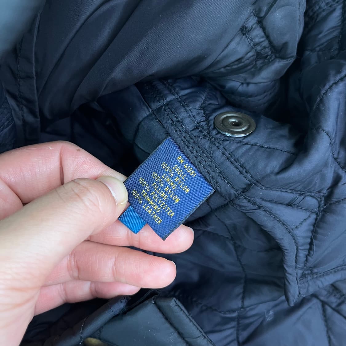 W 95 폴로 랄프로렌 스웨이드 퀄팅 조끼 상품이미지7