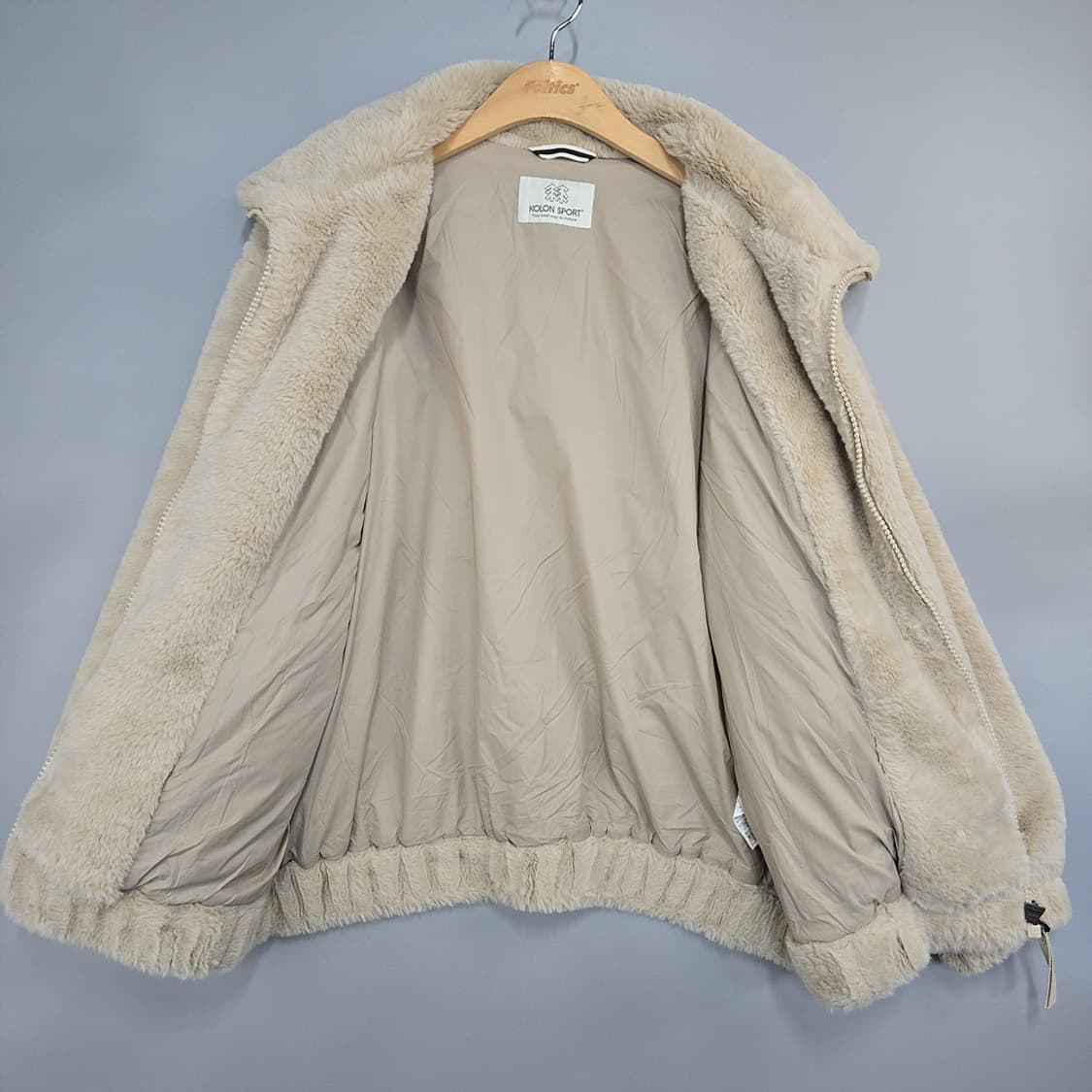 코오롱스포츠(kolon sport) 여성용 인조퍼 플리스 자켓 95 상품이미지5