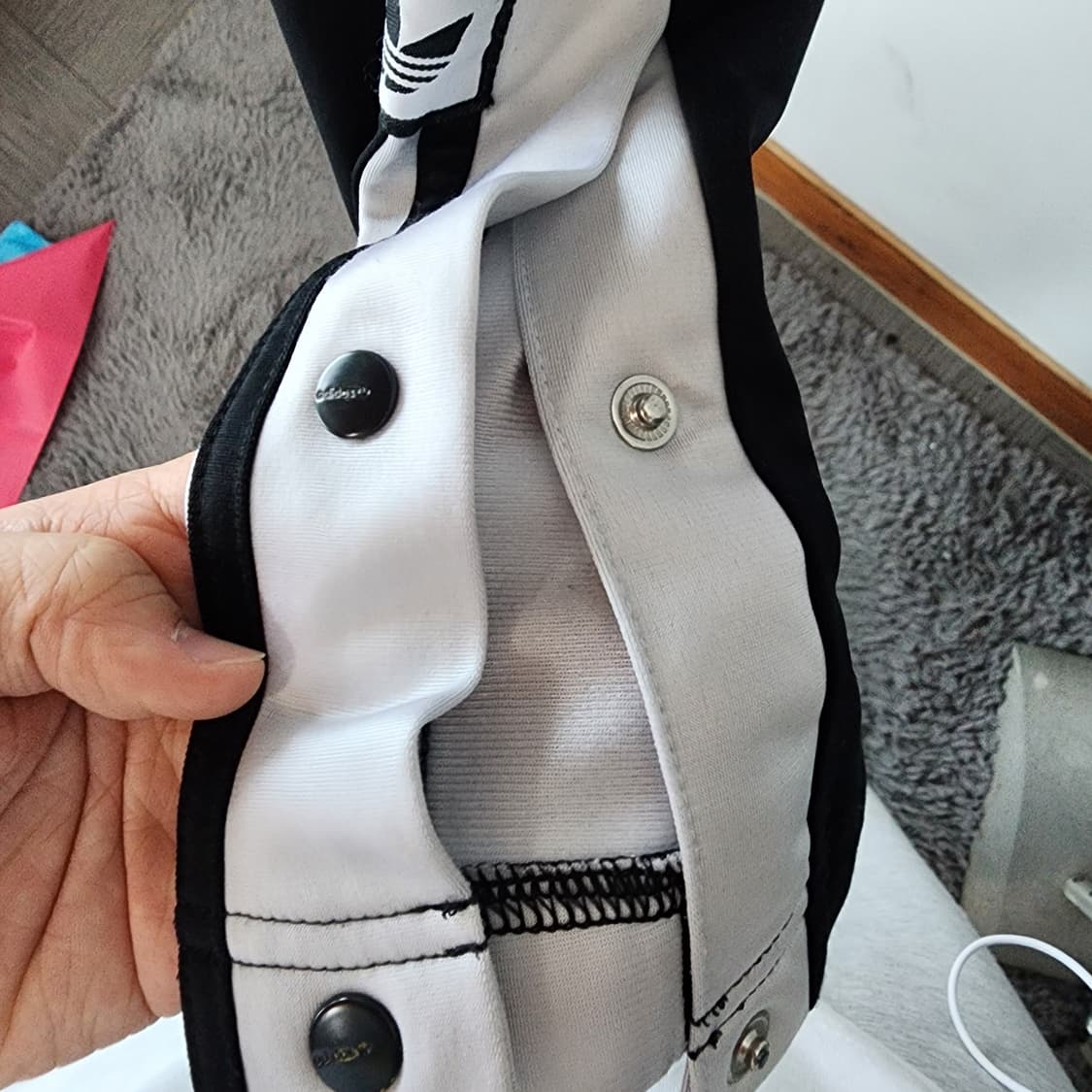 아디다스 삼선 트레이닝 바지 블랙 상품이미지4