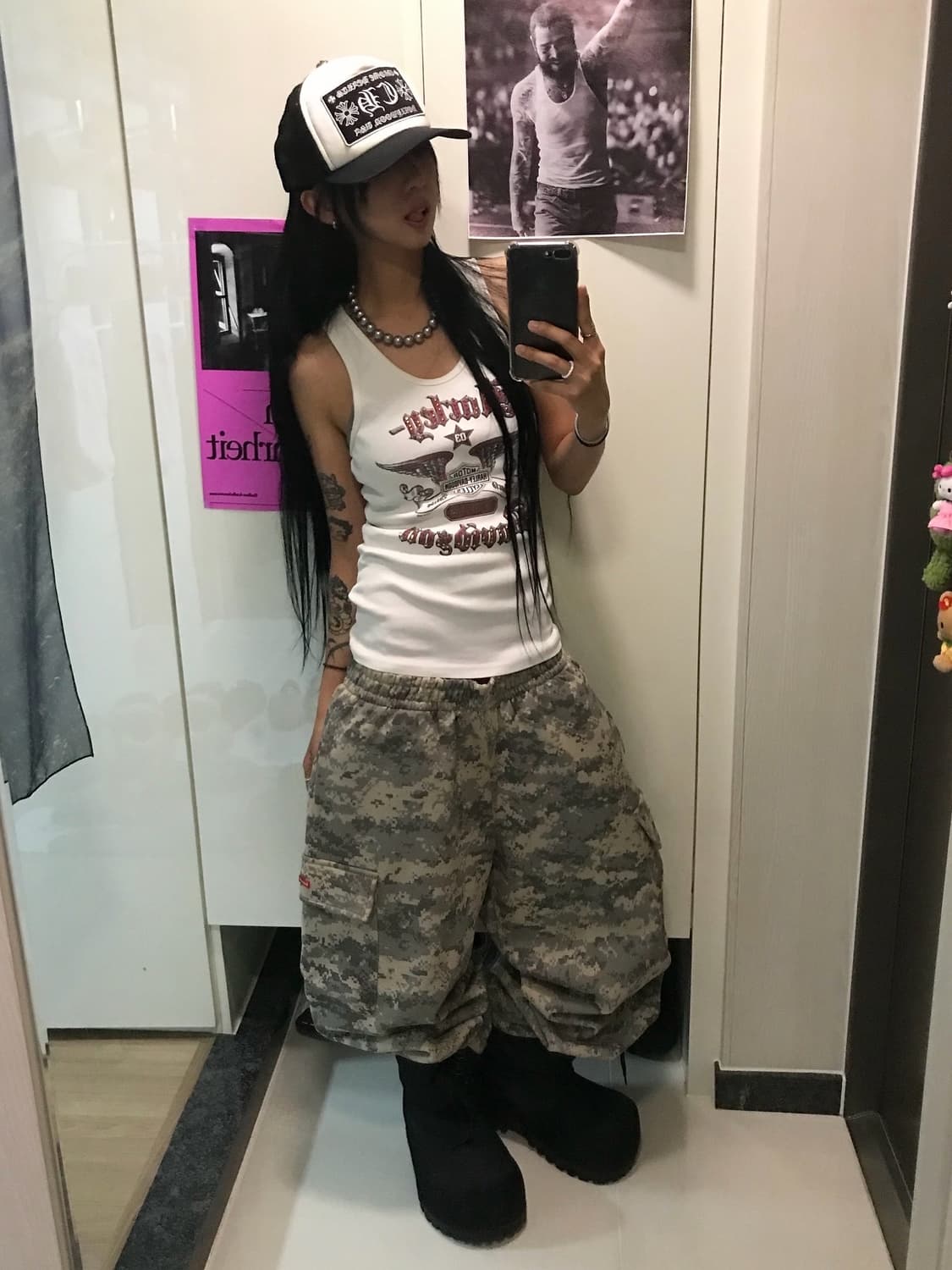 < Harley-Davidson Cubic Sleeveless Top > 상품이미지3