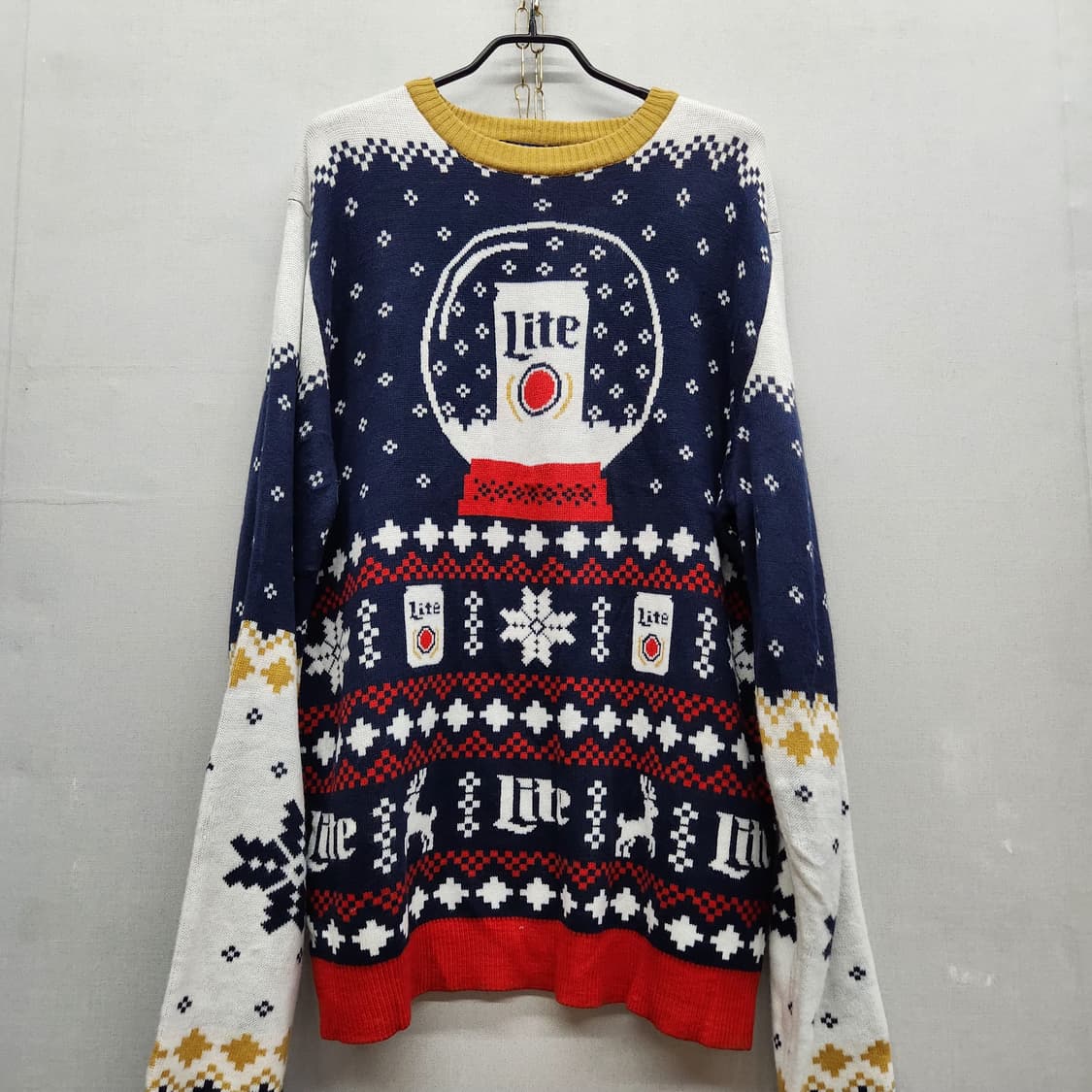 밀러라이트 한정판 크리스마 니트 L(XL) 상품이미지1