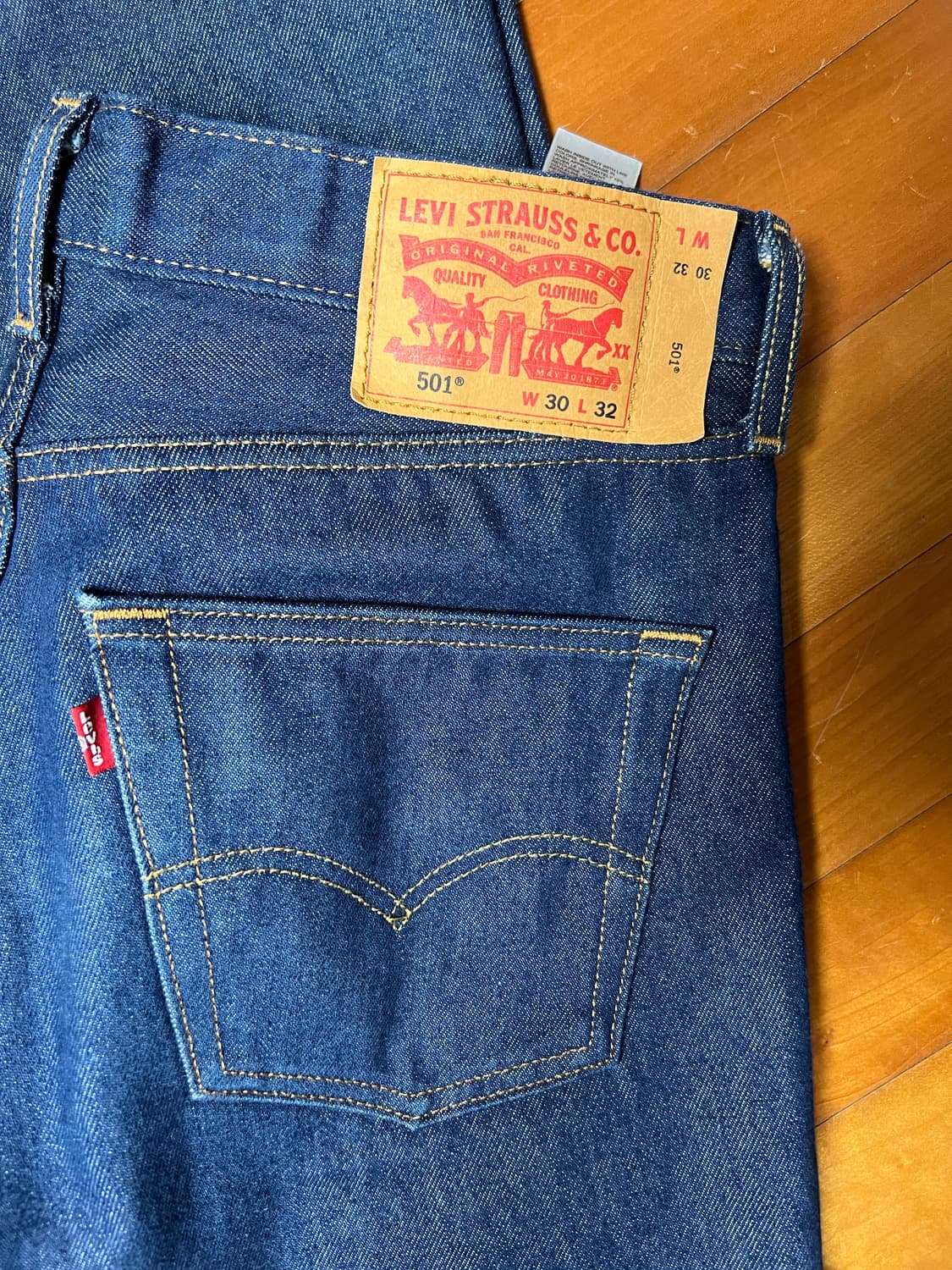 리바이스 501  30/32 생지 판매해요 상품이미지5