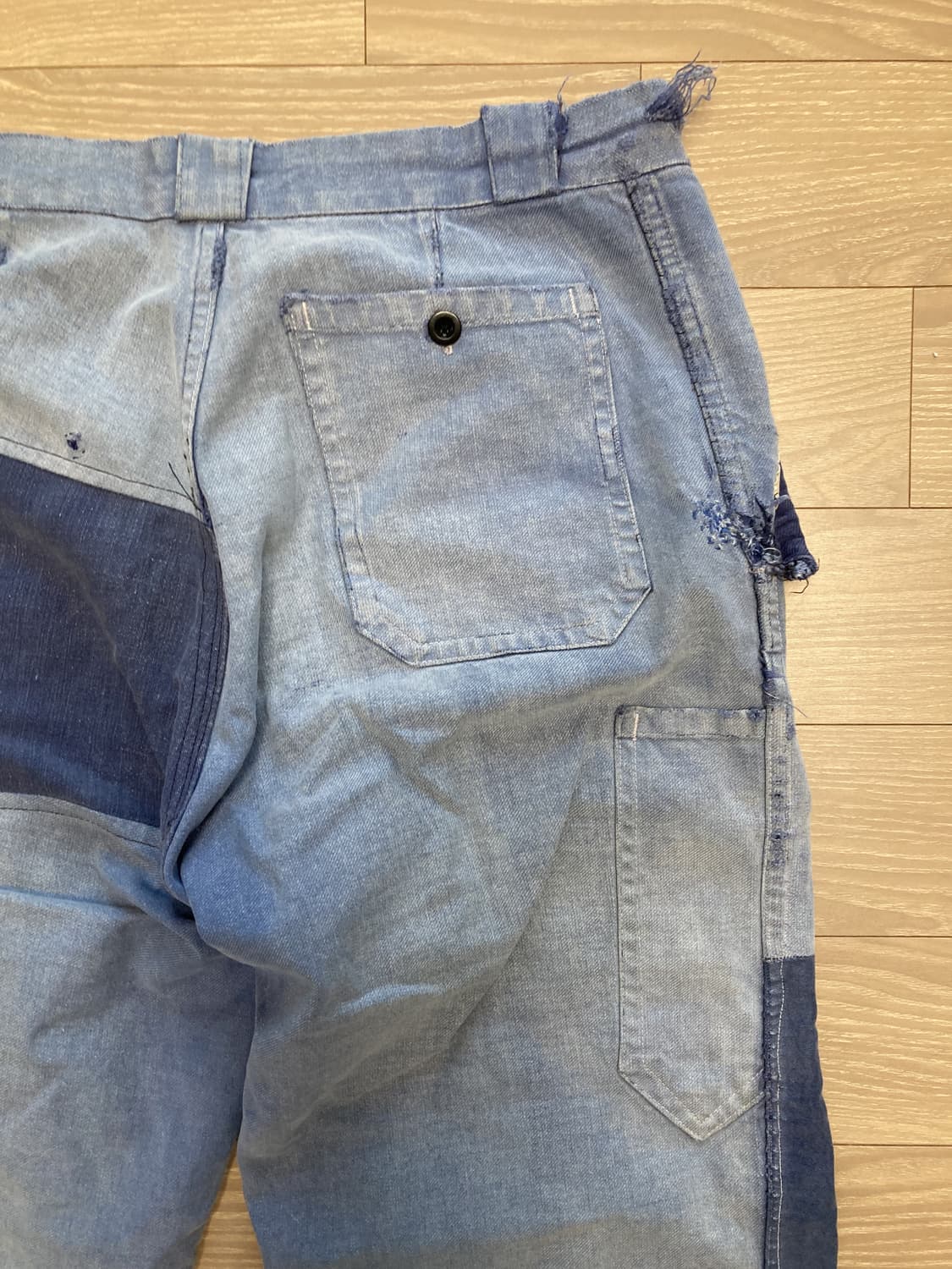 60s 프렌치 워크팬츠 페이드 블루 dumont d'urville 31 상품이미지9