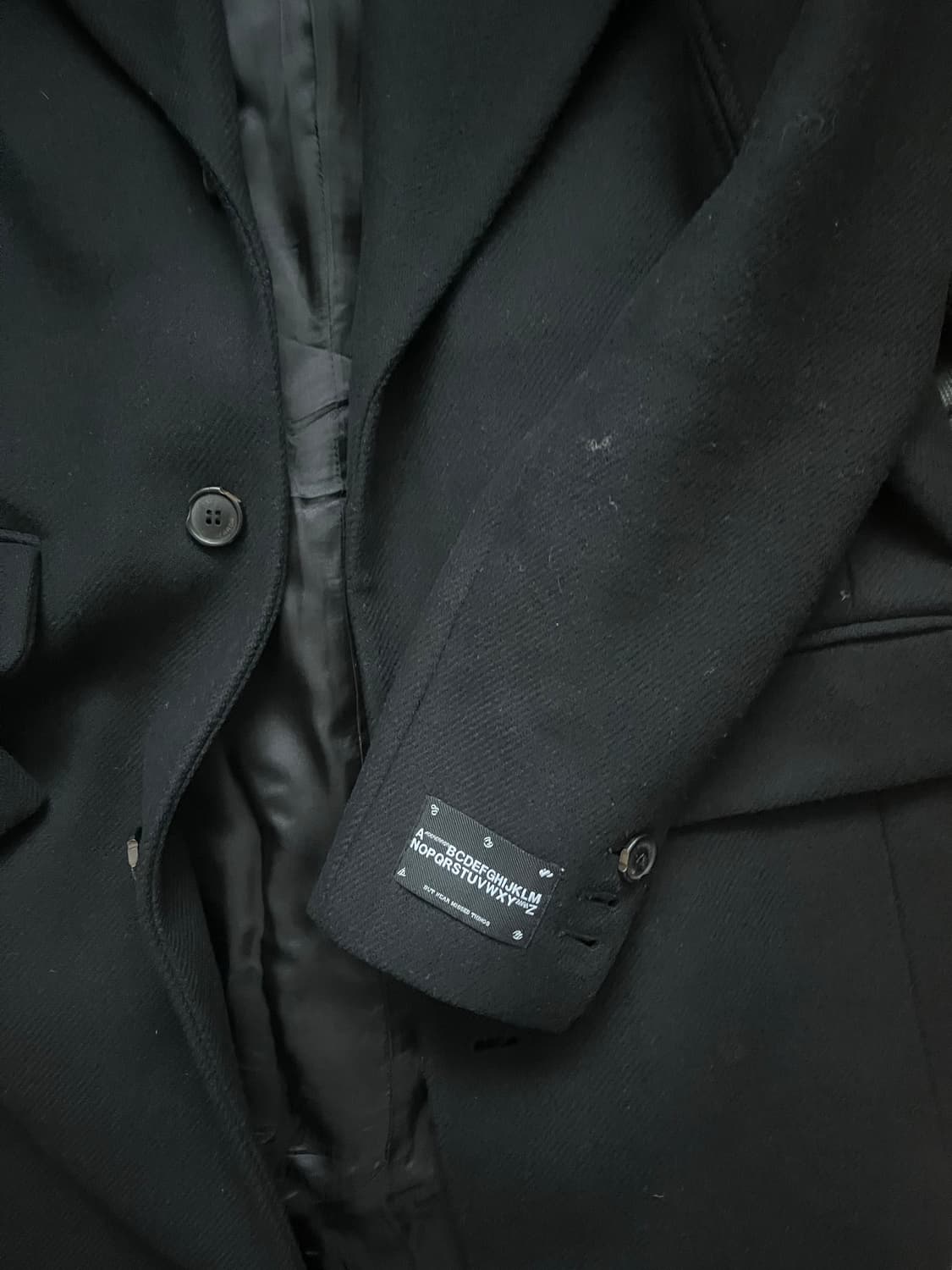 아더에러 자라 블랙 오버핏 코트s 상품이미지3