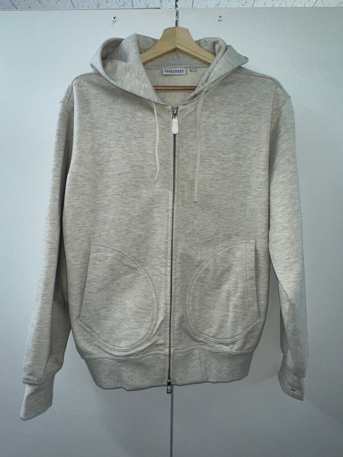 이스트로그 퍼머넌트 후드 집업 L 오트밀(새상품) 상품이미지1