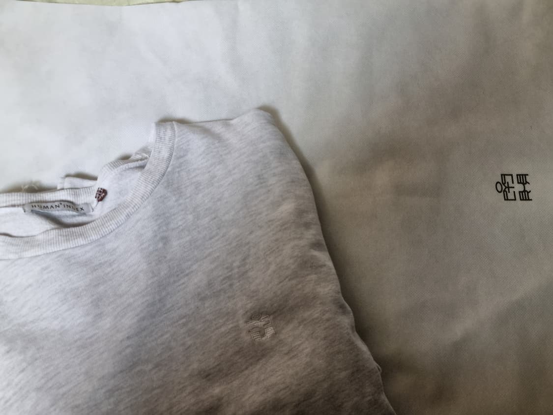 [3] 폴리테루 휴먼인덱스 루즈드 스웻셔츠 그레이 상품이미지2