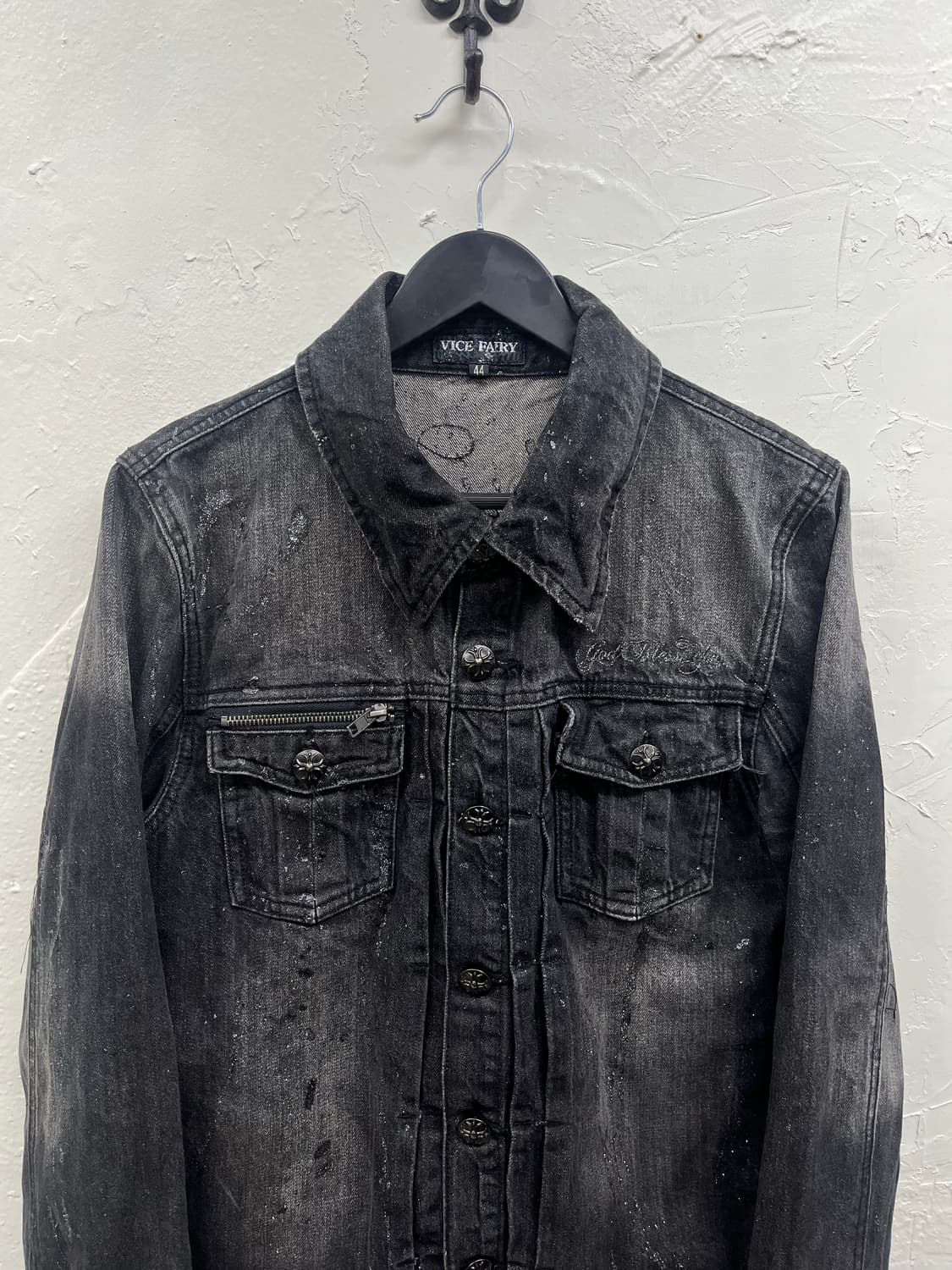 Vice fairy 00s archive lame coating deni 상품이미지3