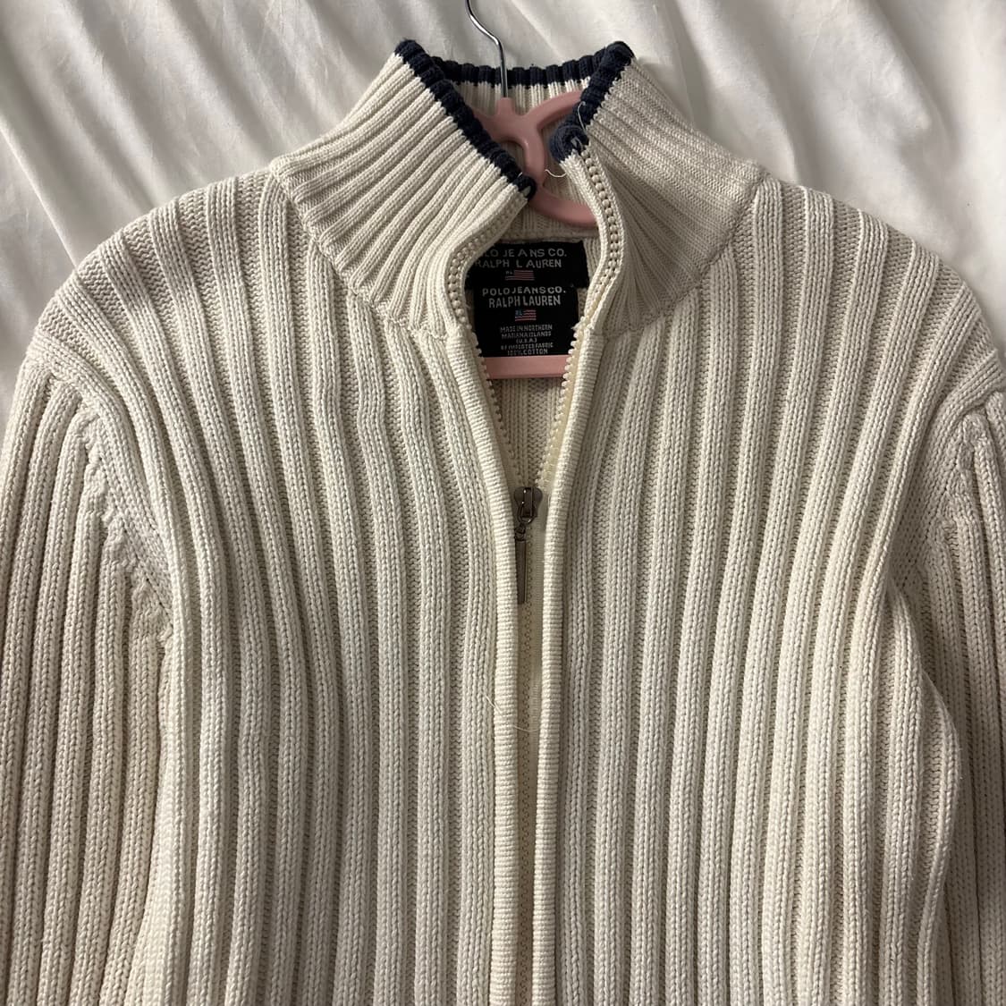폴로 진스 니트집업 상품이미지3