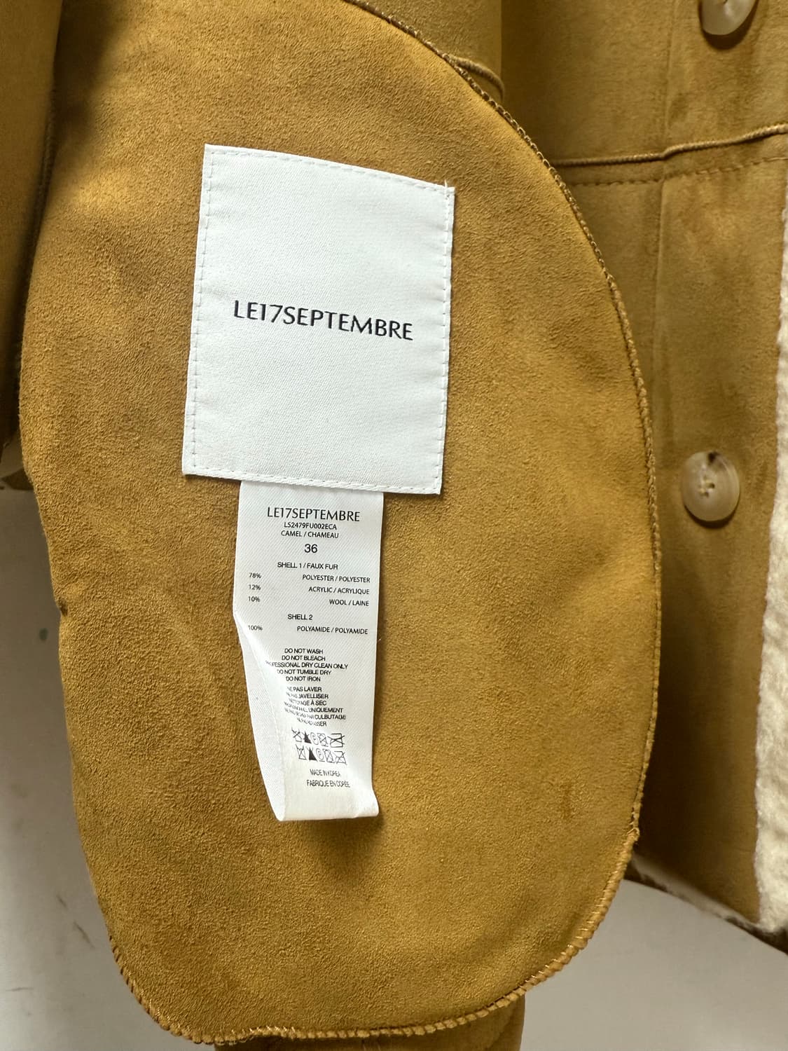 le17 르917 suede fur reversible jacket 36 상품이미지7