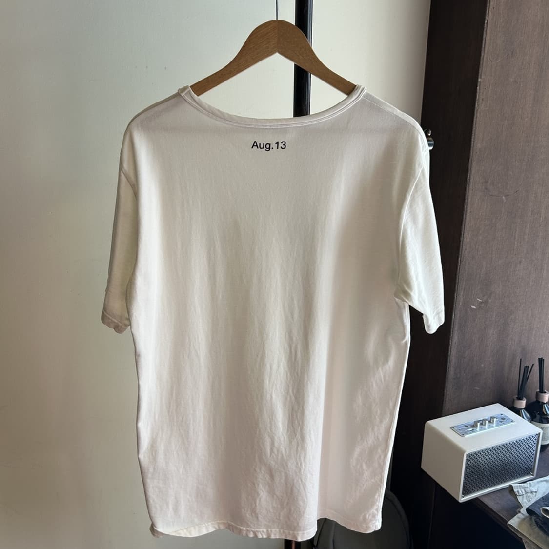 14775 - 마뗑킴 화이트 반팔 티셔츠 상품이미지7