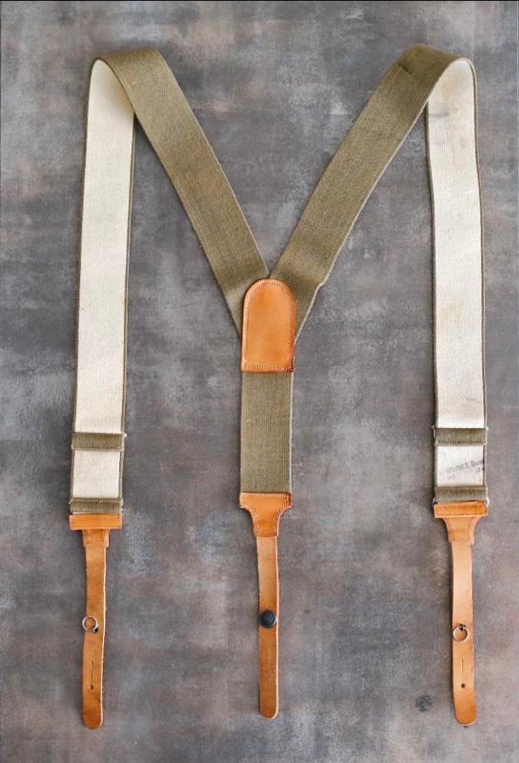 80s 웨스트저먼 밀리터리 동독군 서스펜더 상품이미지1