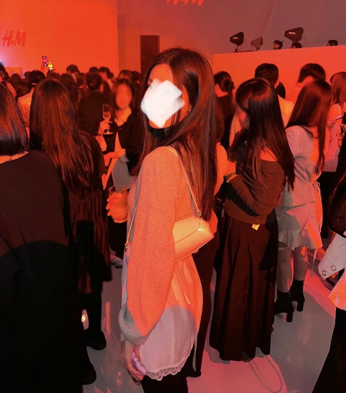 cotessi)아몬드 글로시 소프트 핑크 숄더백(새상품,품절상품) 상품이미지8