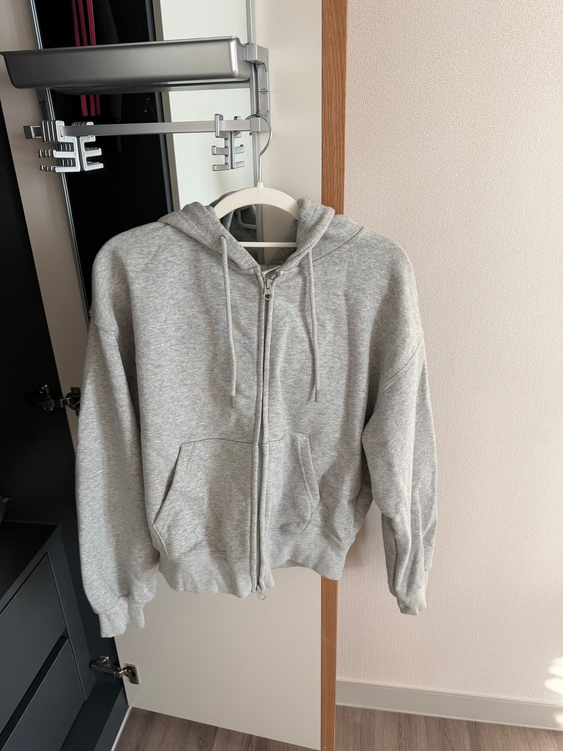 스파오 투웨이 후드집업 그레이 m 상품이미지1