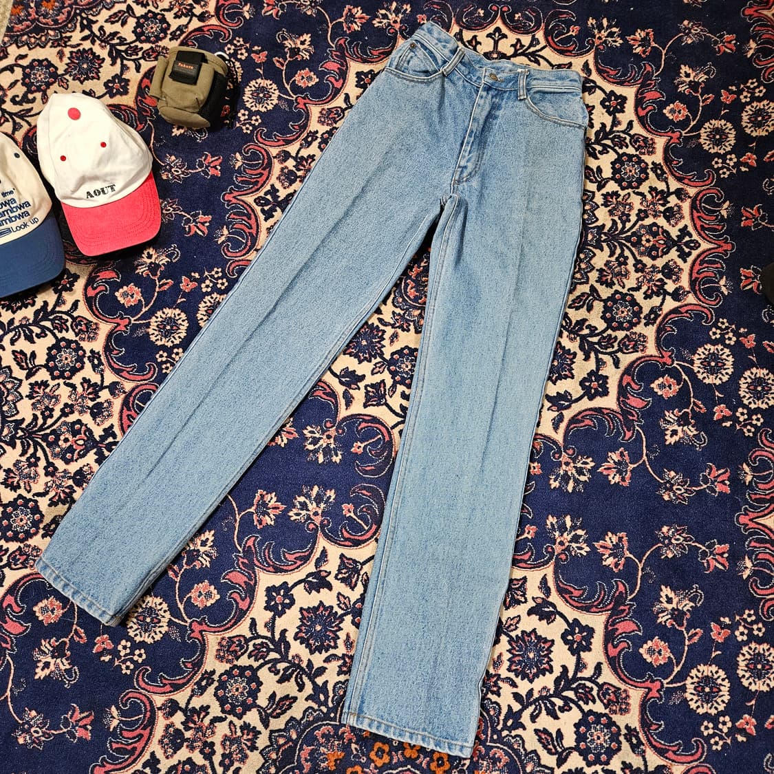 켈빈클라인 90's 빈티지 하이웨스트 스트레이트 데님 팬츠 상품이미지1