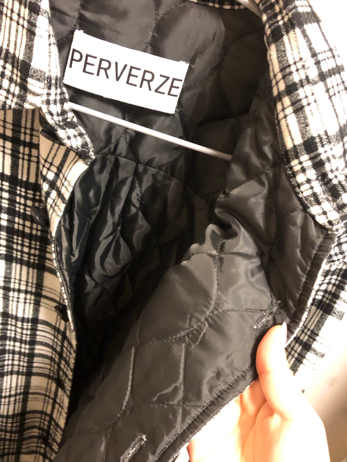 PERVERZE 퍼버즈 체크 자켓 상품이미지3