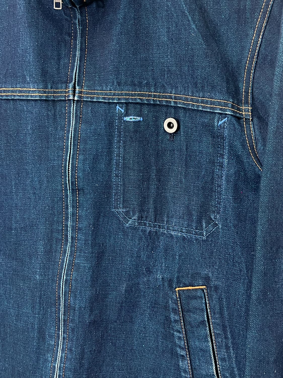 JPN Rupert Vintage Denim 2Way Zip Up Jac 상품이미지3