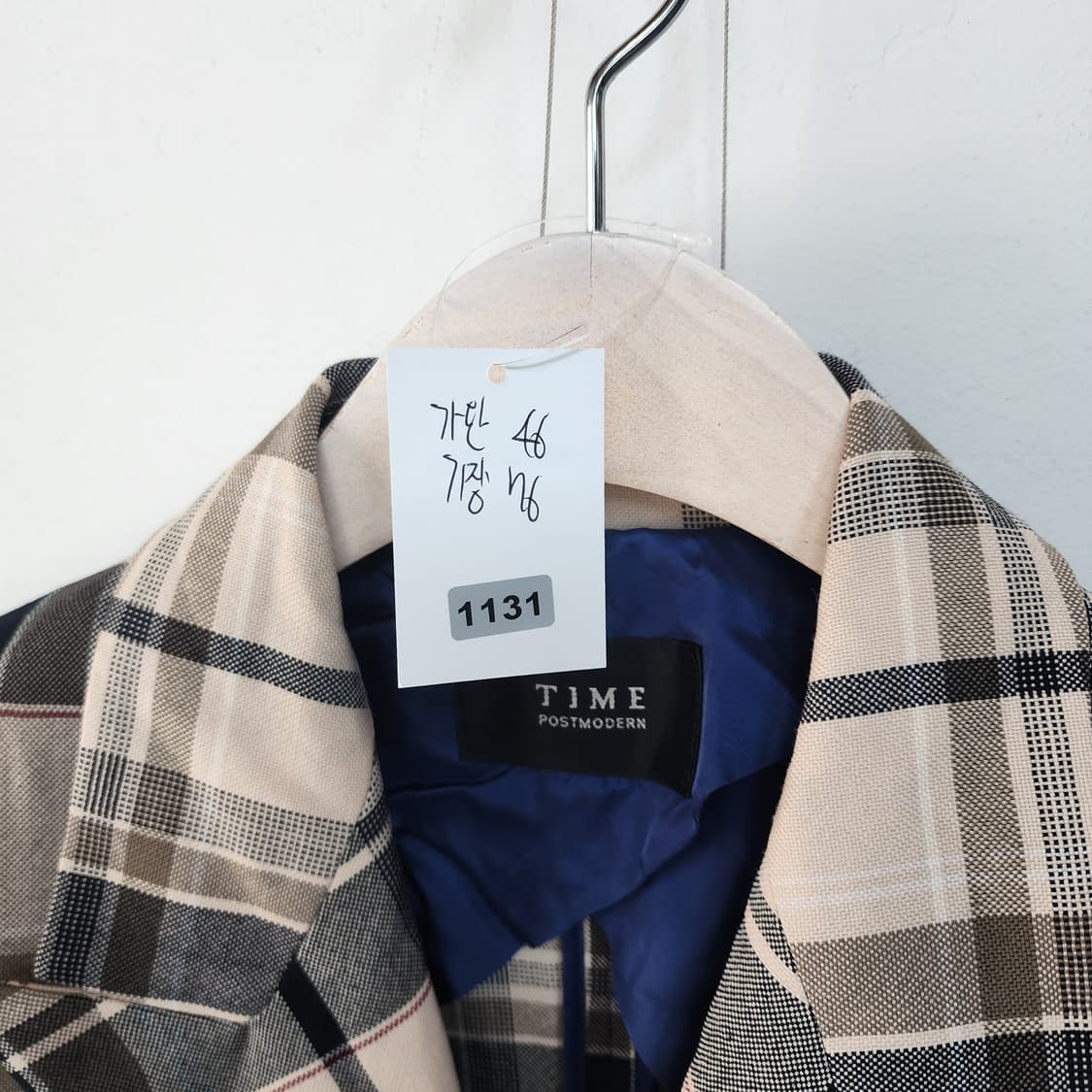 TIME 타임 체크 패턴 자켓 상품이미지9