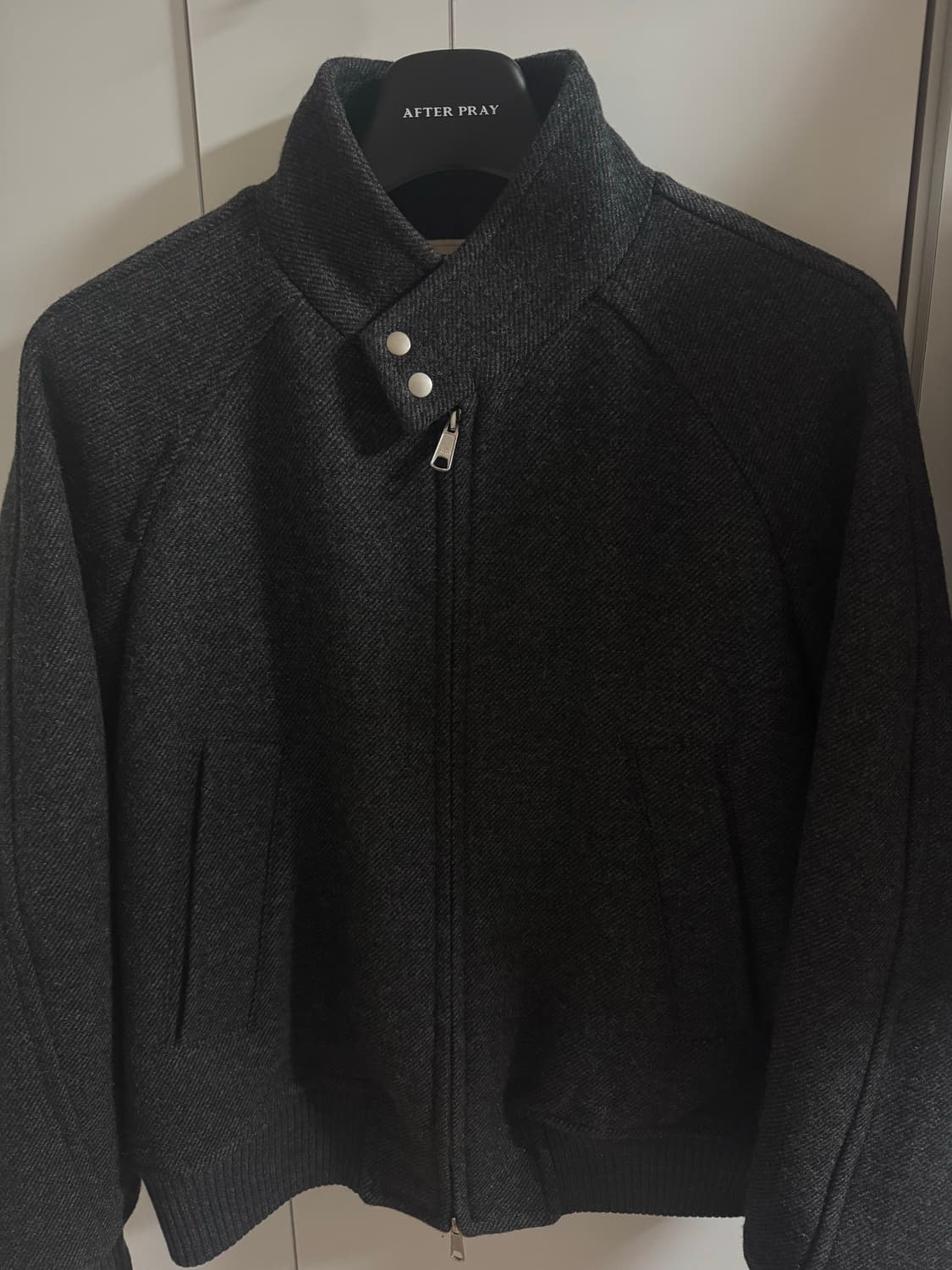 애프터프레이 리가즈 헤링턴 블루종 차콜 M 판매 상품이미지1