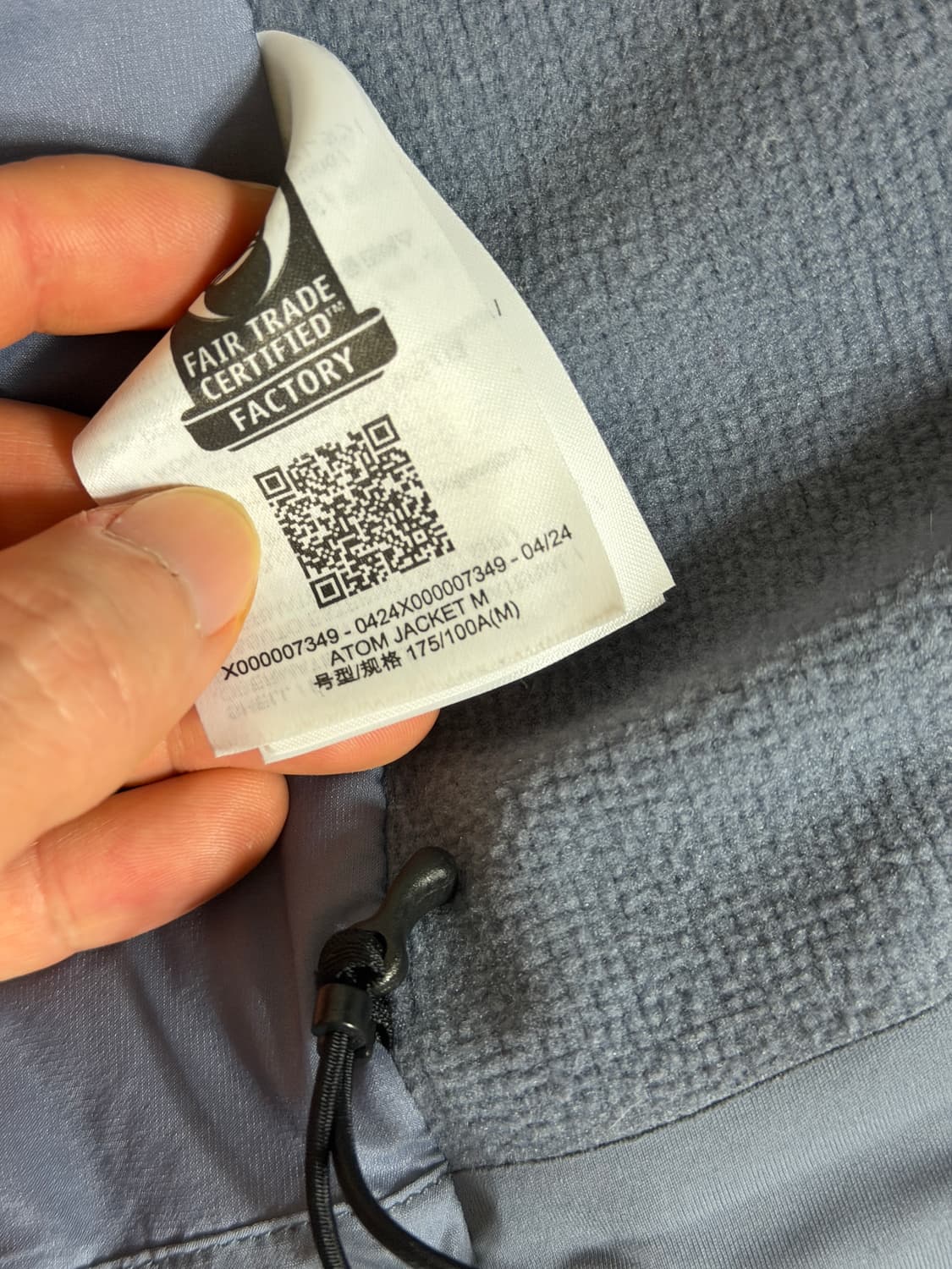 [M]아크테릭스 아톰 자켓 스트라터스 상품이미지5