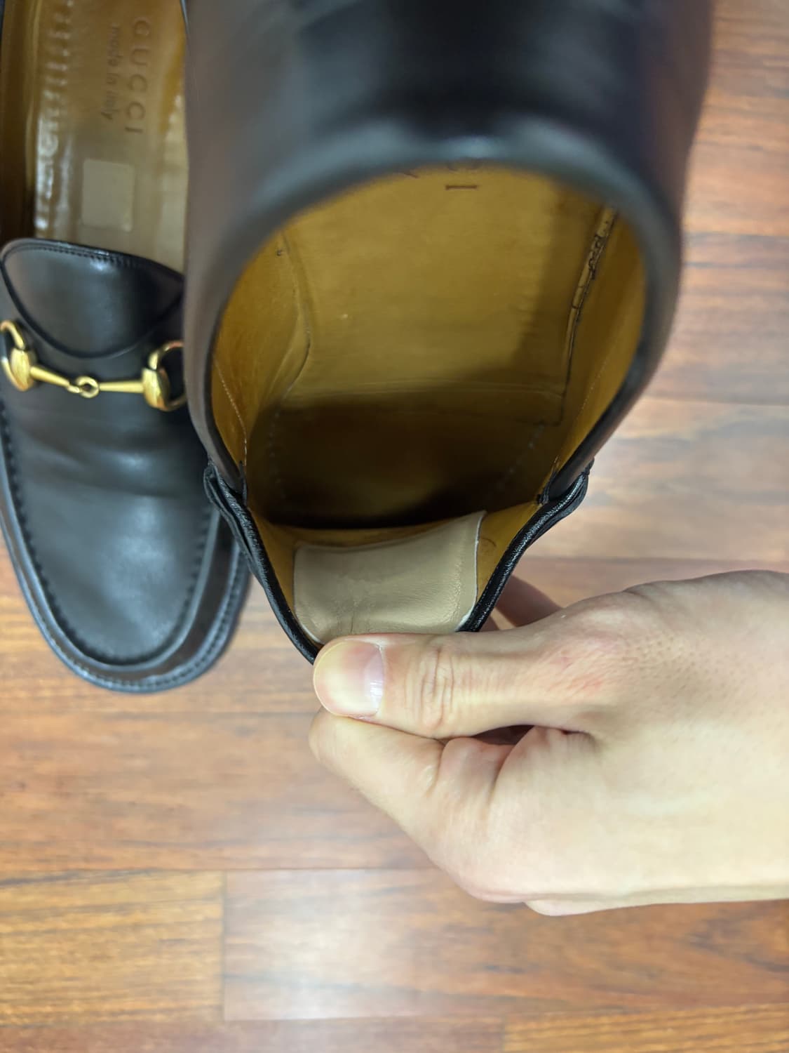 (290) 미켈레 구찌 금장 로퍼 상품이미지5