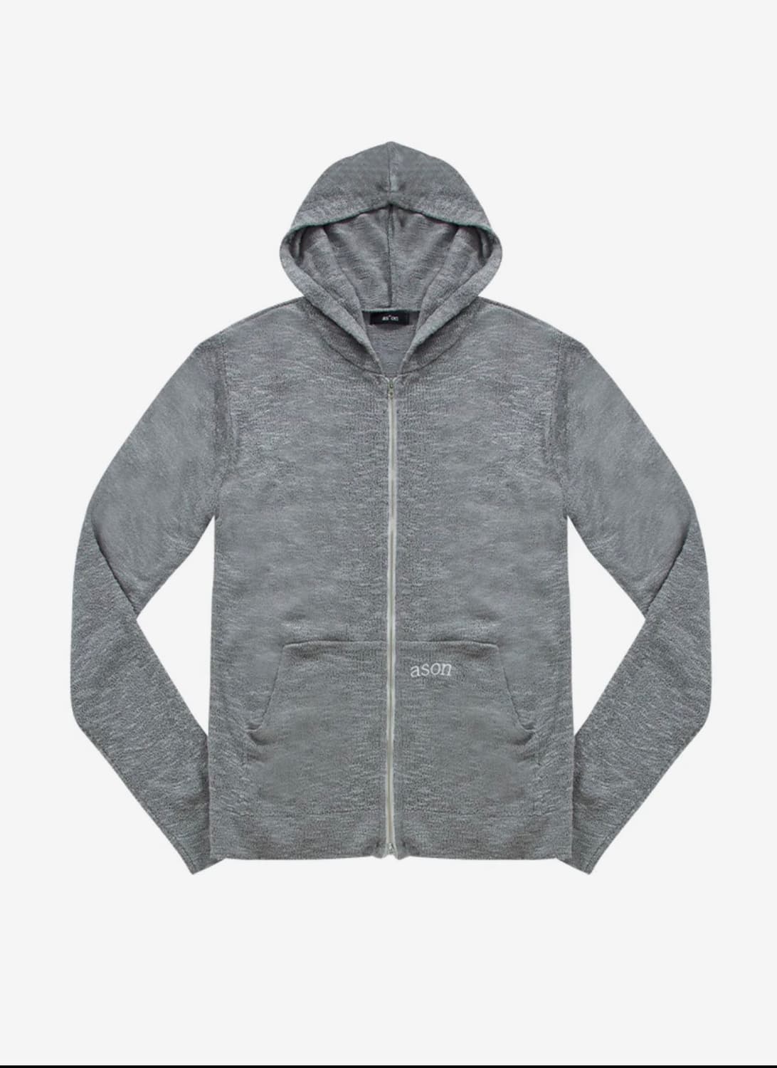 애즈온 KUMA HOOD ZIP-UP / GRAY 상품이미지1