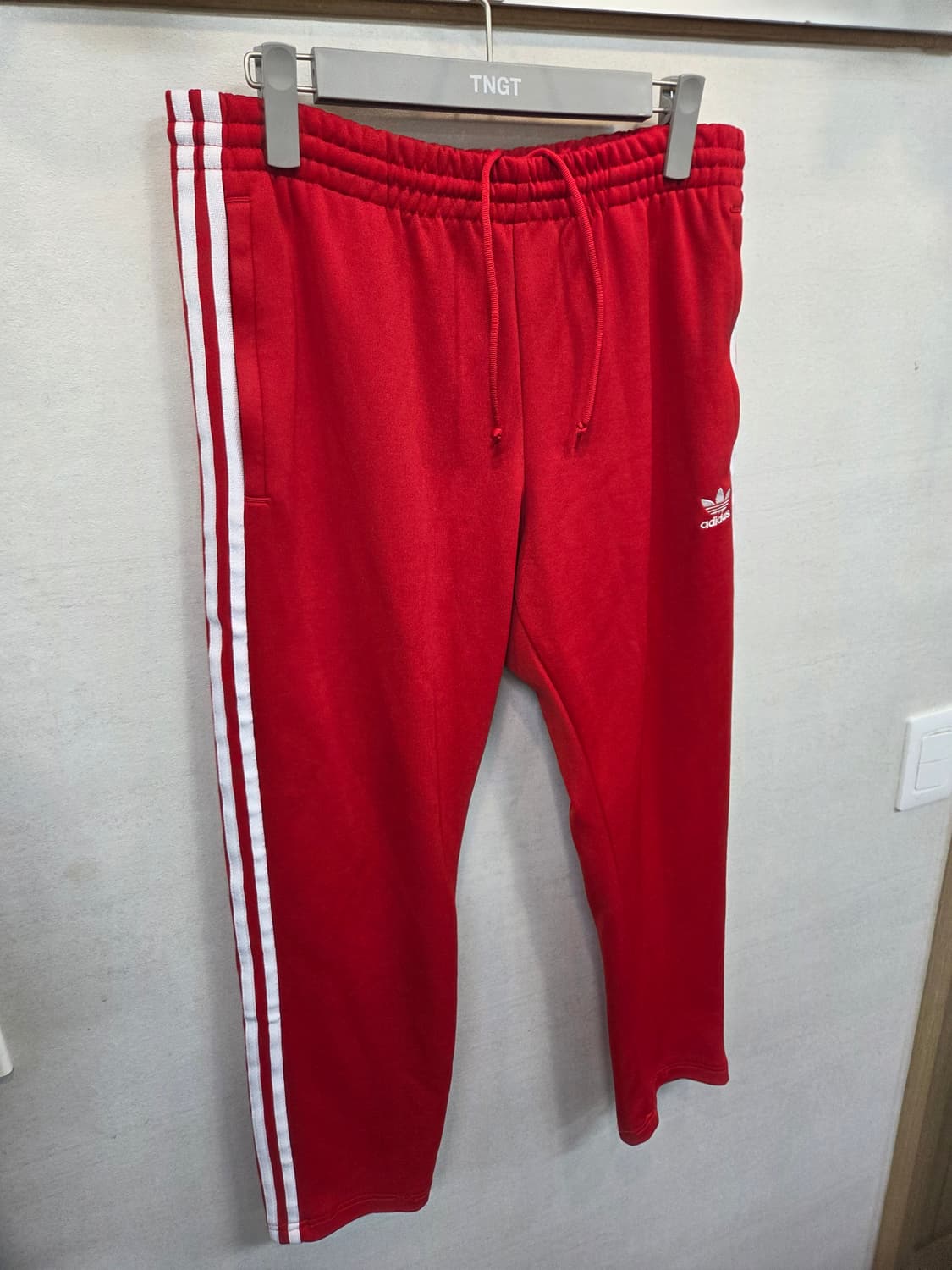 아디다스 슈퍼스타 트랙팬츠 레드 xxxl 상품이미지5