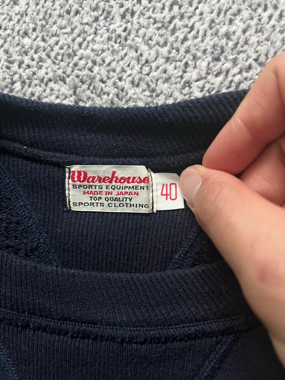 웨어하우스 Lot 401 W TURNER 네이비 40 상품이미지3
