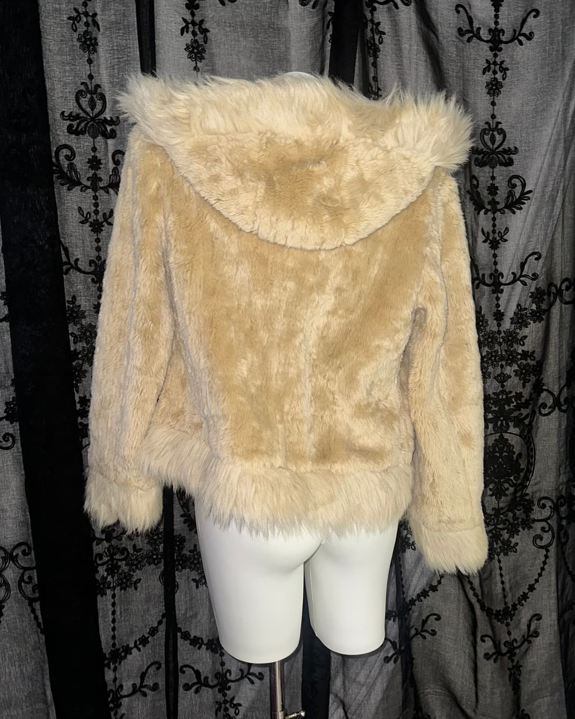 Brown Eco Fur Jacket 상품이미지4