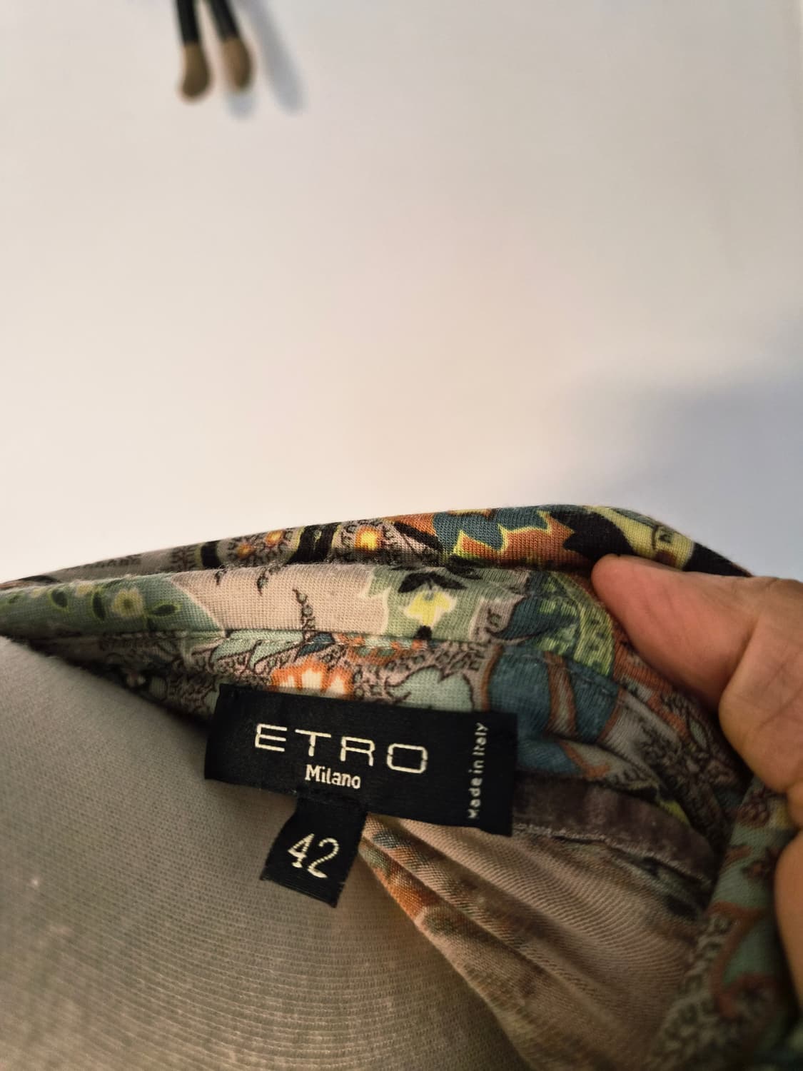 (정품) 에트로 ETRO 페이즐리 패턴 울 혼방 카라 니트/가디건 (42 상품이미지4