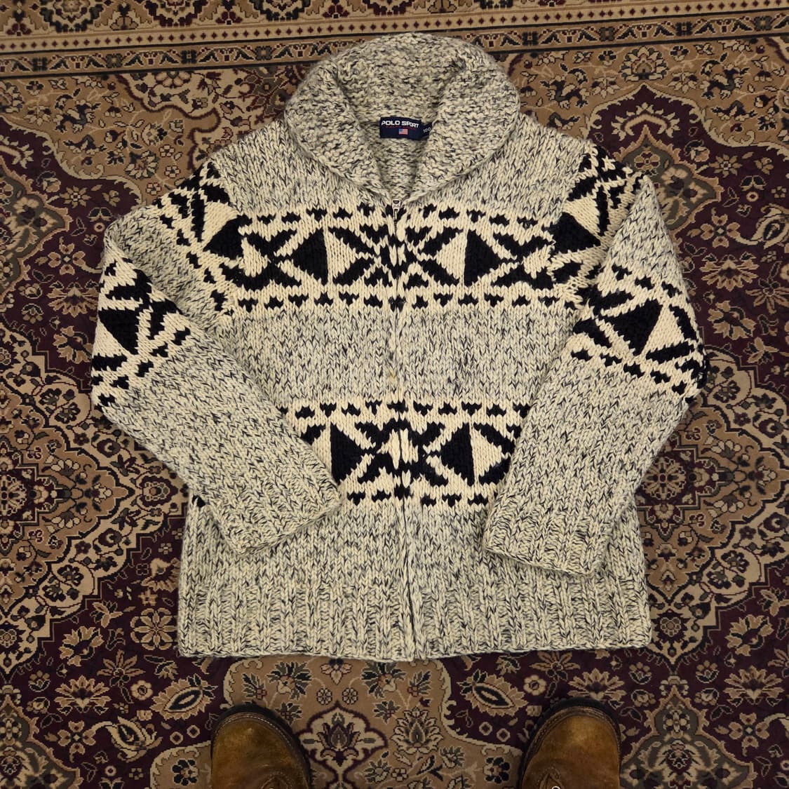 00s 폴로 스포츠 울 코위찬 자켓 상품이미지1