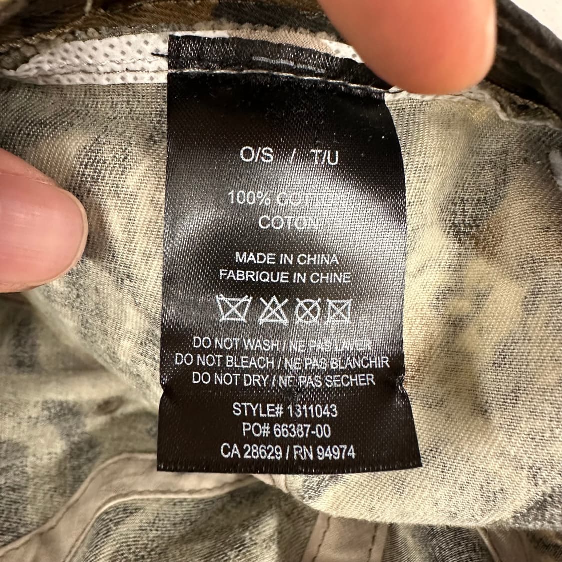 스투시 리얼트리 카모 볼캡 상품이미지7