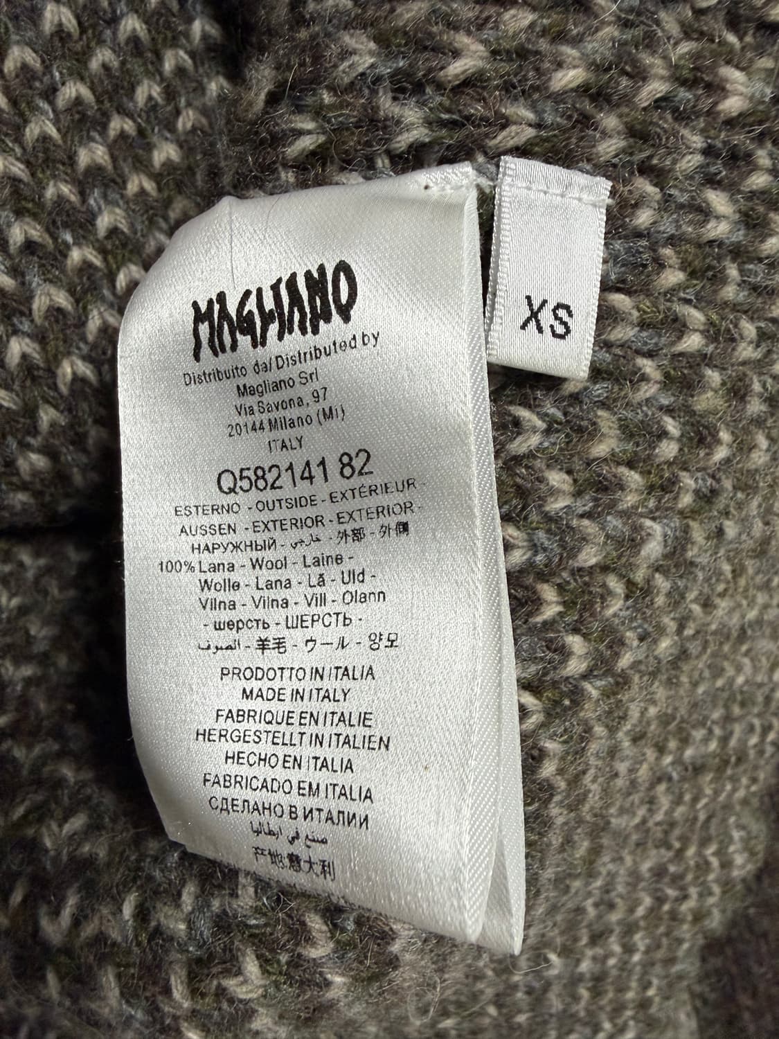 마리아노 울 니트 집업 자켓 상품이미지4