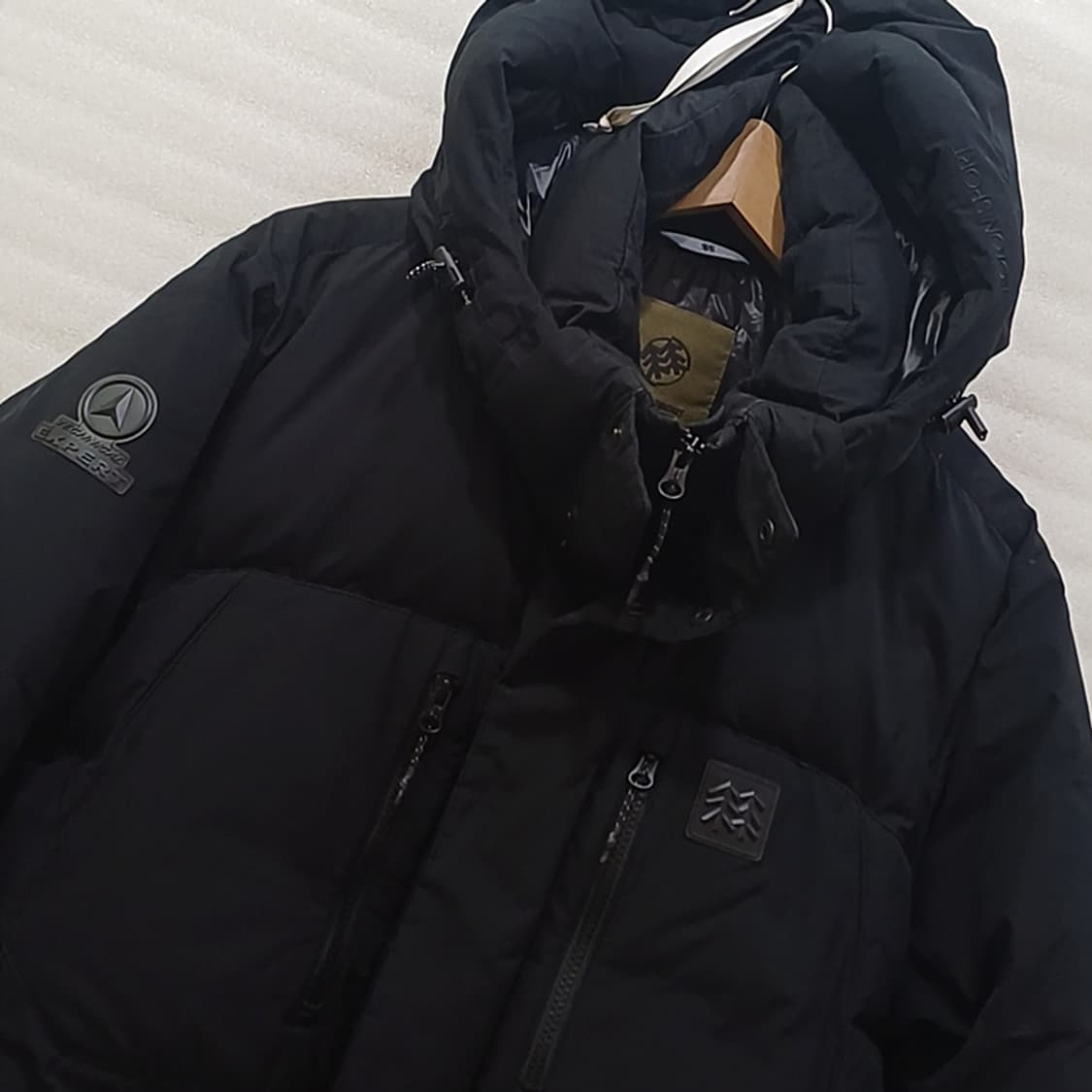 코오롱 고어 윈드스토퍼 빵빵 구스 다운 롱 후드 패딩 남성 M 사랑봉봉 상품이미지4