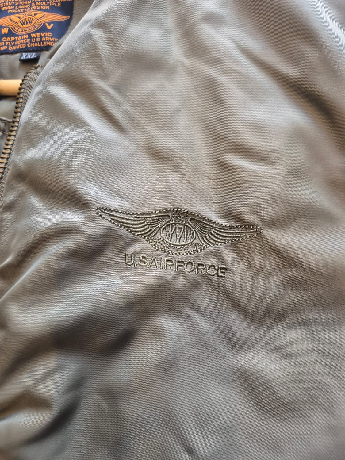 WEVIC U.S. AIRFORCE 항공점퍼 - XXL 상품이미지5
