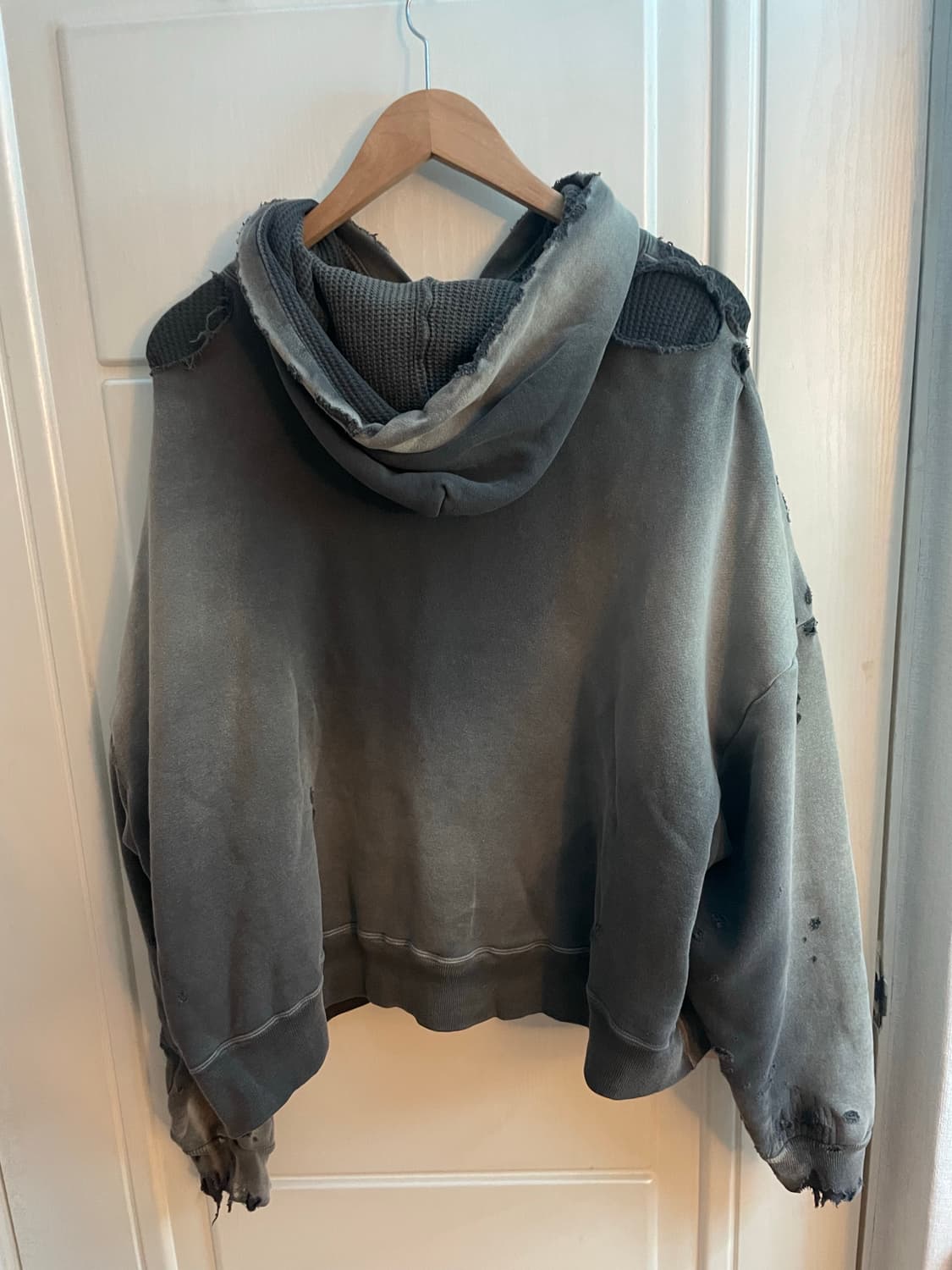 [m]세인트미카엘 zip hoodie 블랙 집후디 상품이미지4