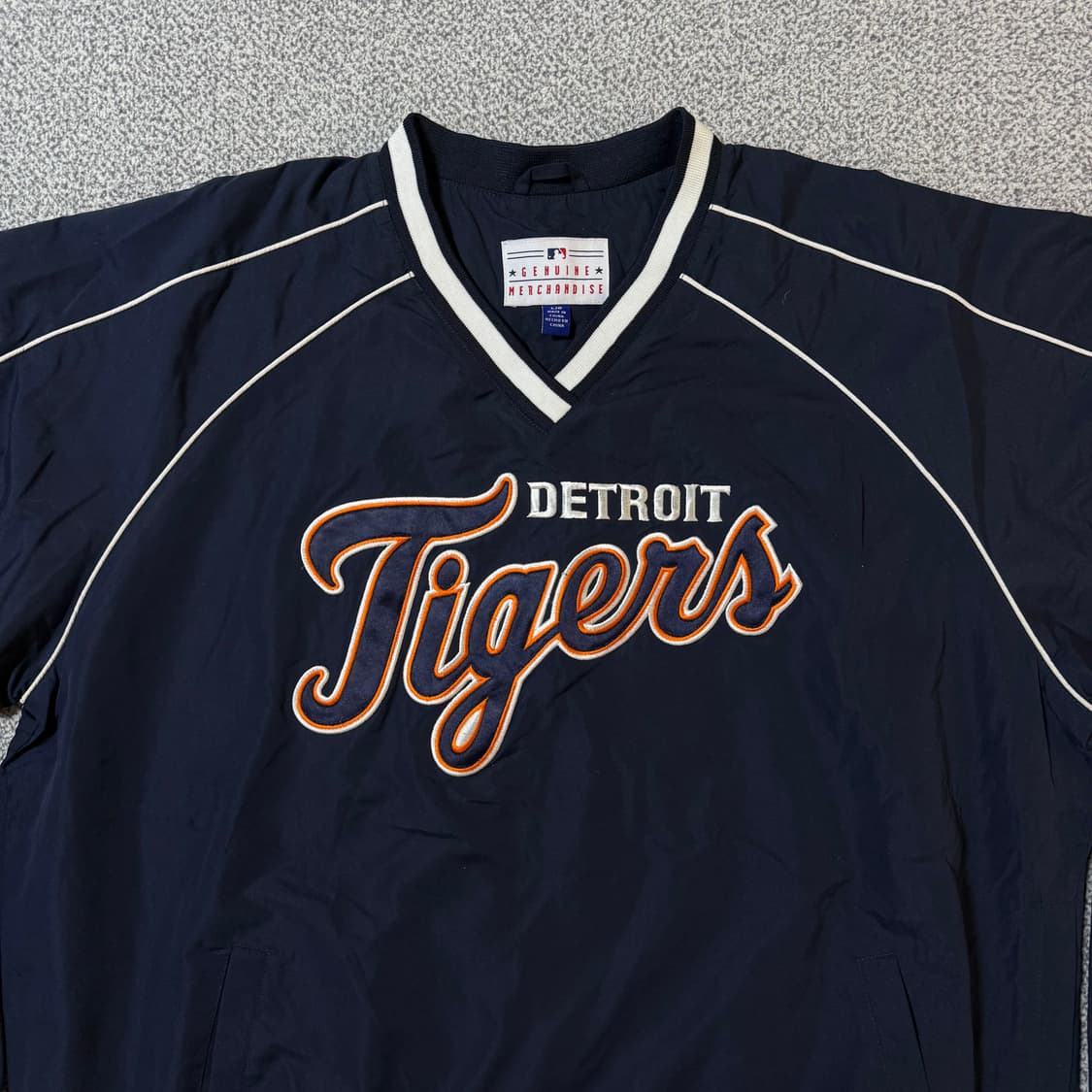 MLB 디트로이트 타이거즈 바람막이 네이비 상품이미지4