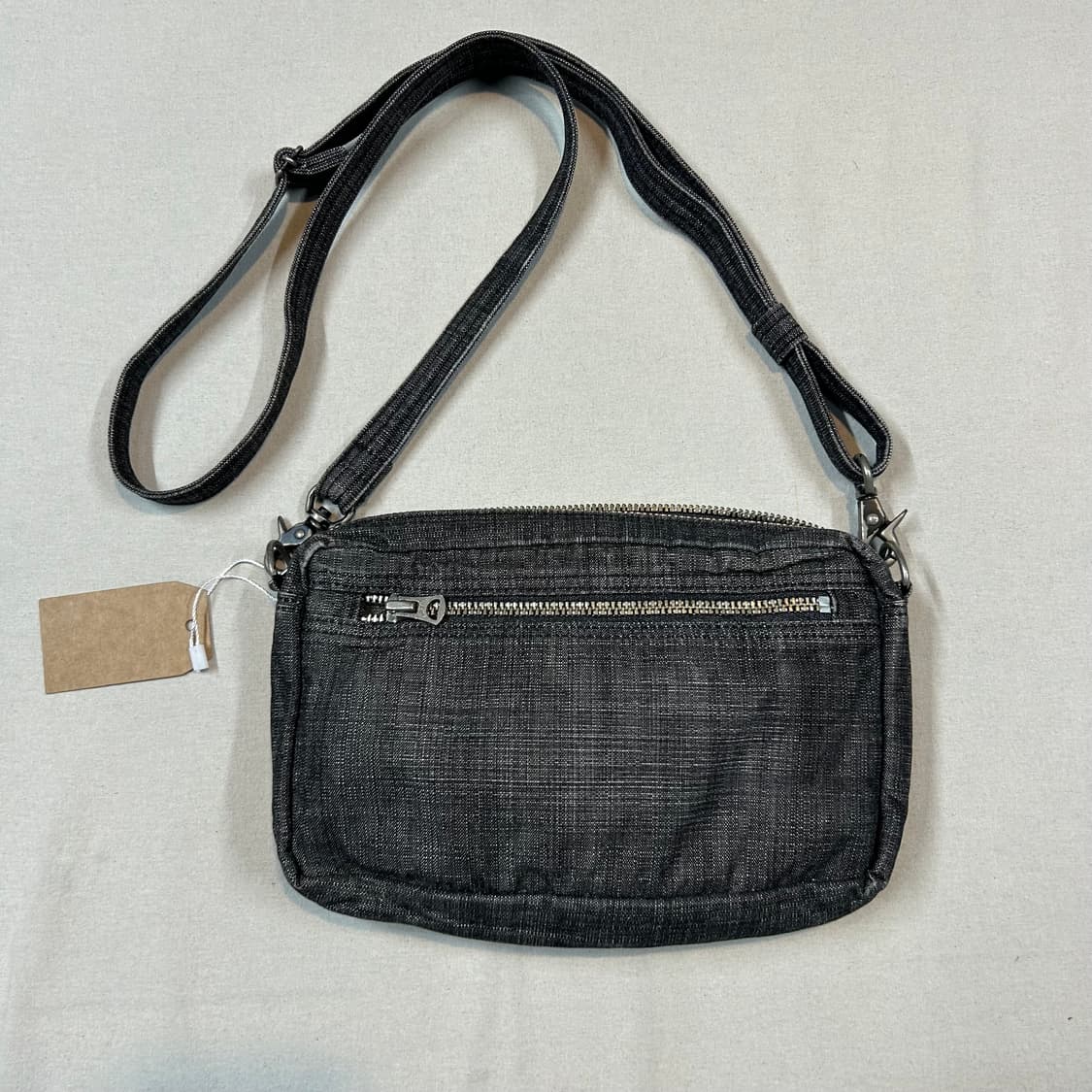 요시다 포터 온스 코튼 흑청 데님 숄더백 크로스백 V3 상품이미지4