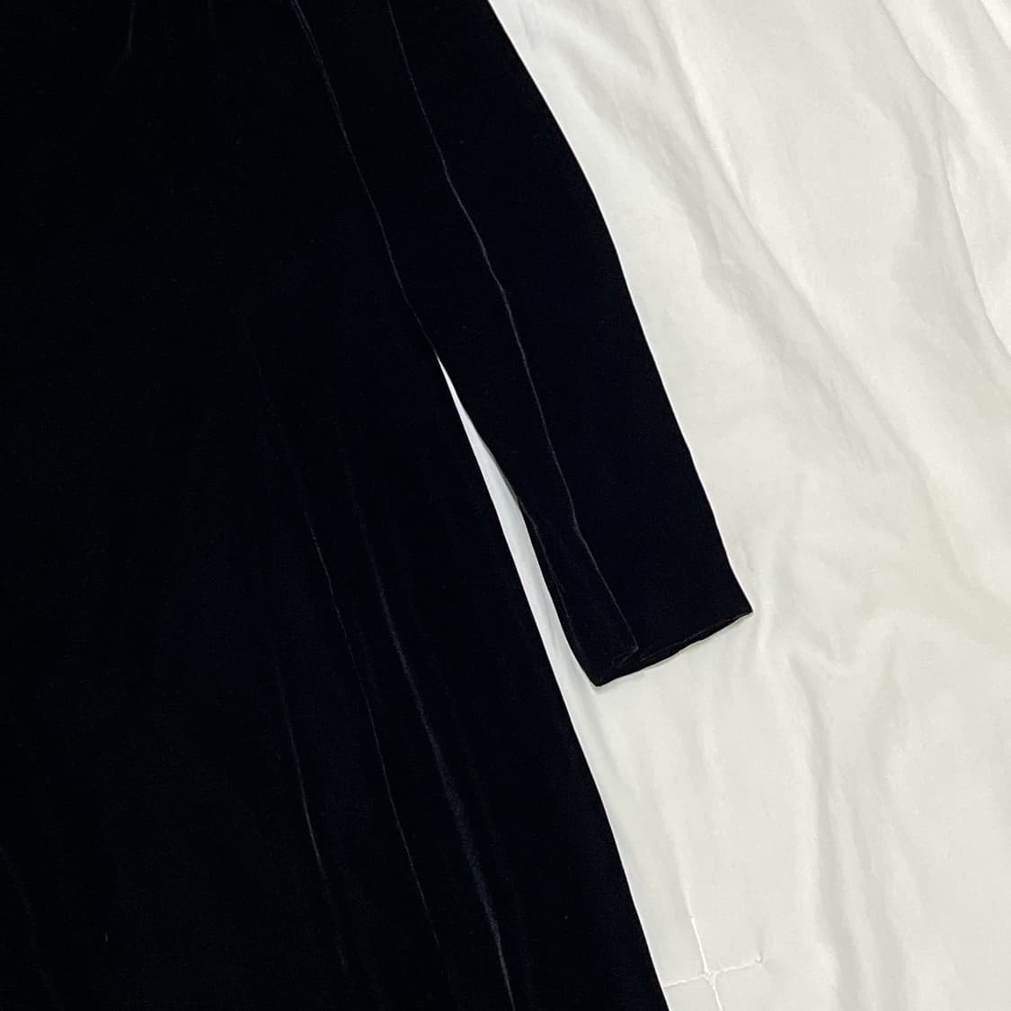 빈티지 ) 레이스 벨벳원피스 상품이미지3