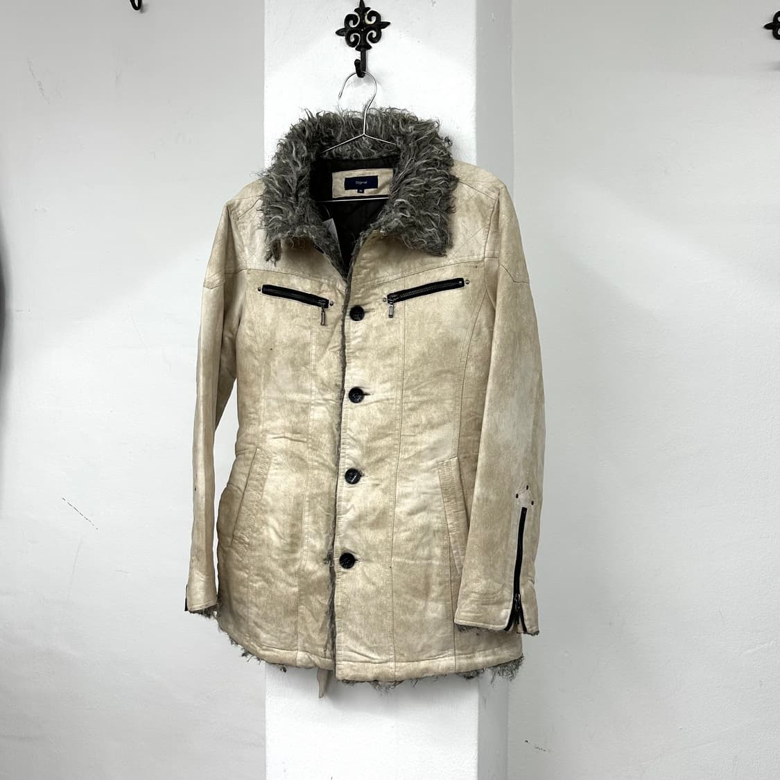 Signal ivory fur jacket 상품이미지2