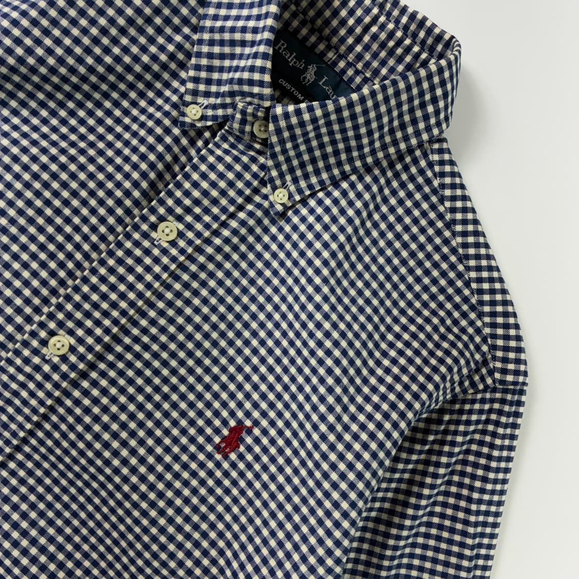 Polo  폴로 랄프로렌 자수 코튼 체크 셔츠  상품이미지3